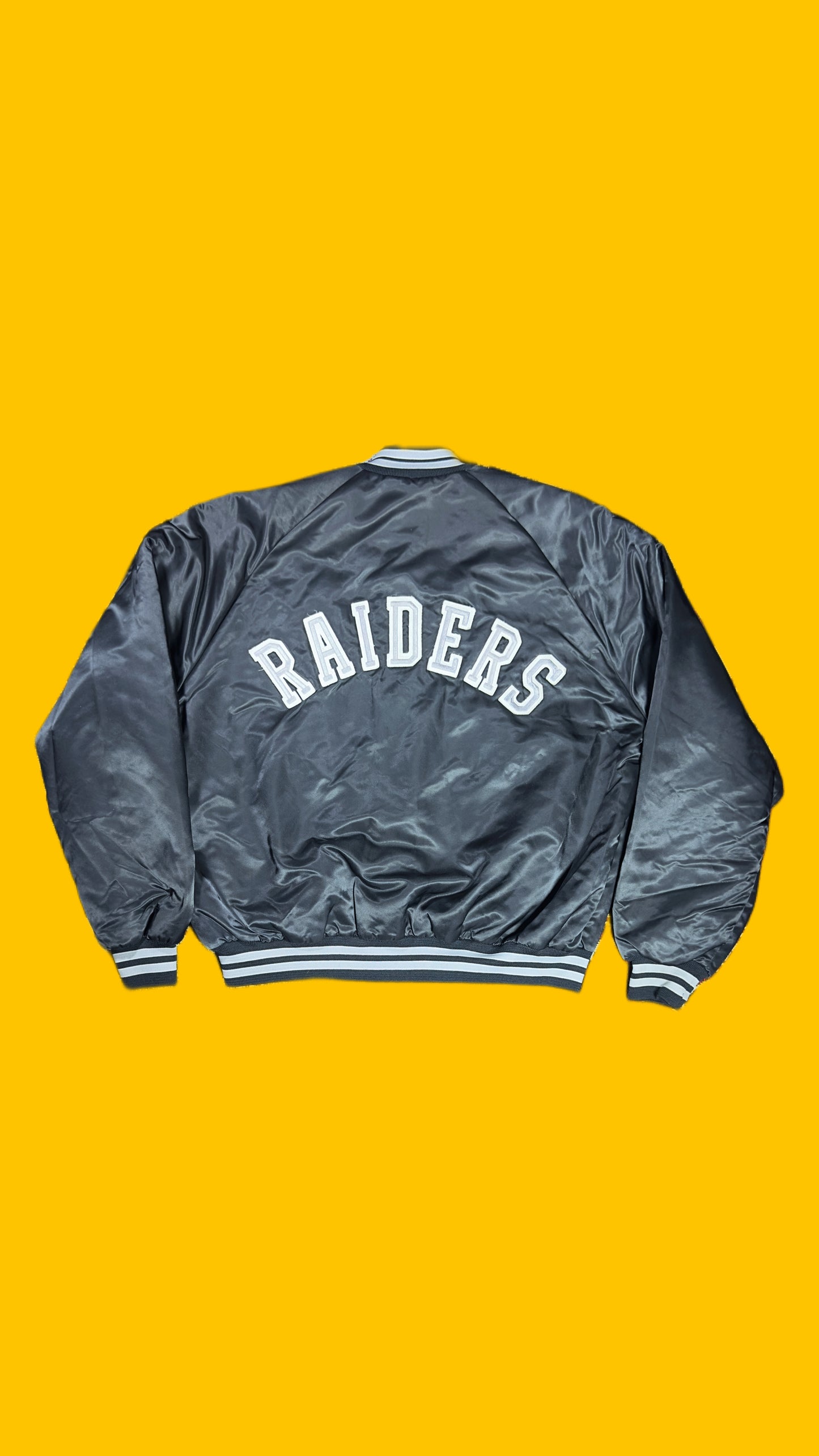 Los Angeles Raiders Satin Bomber