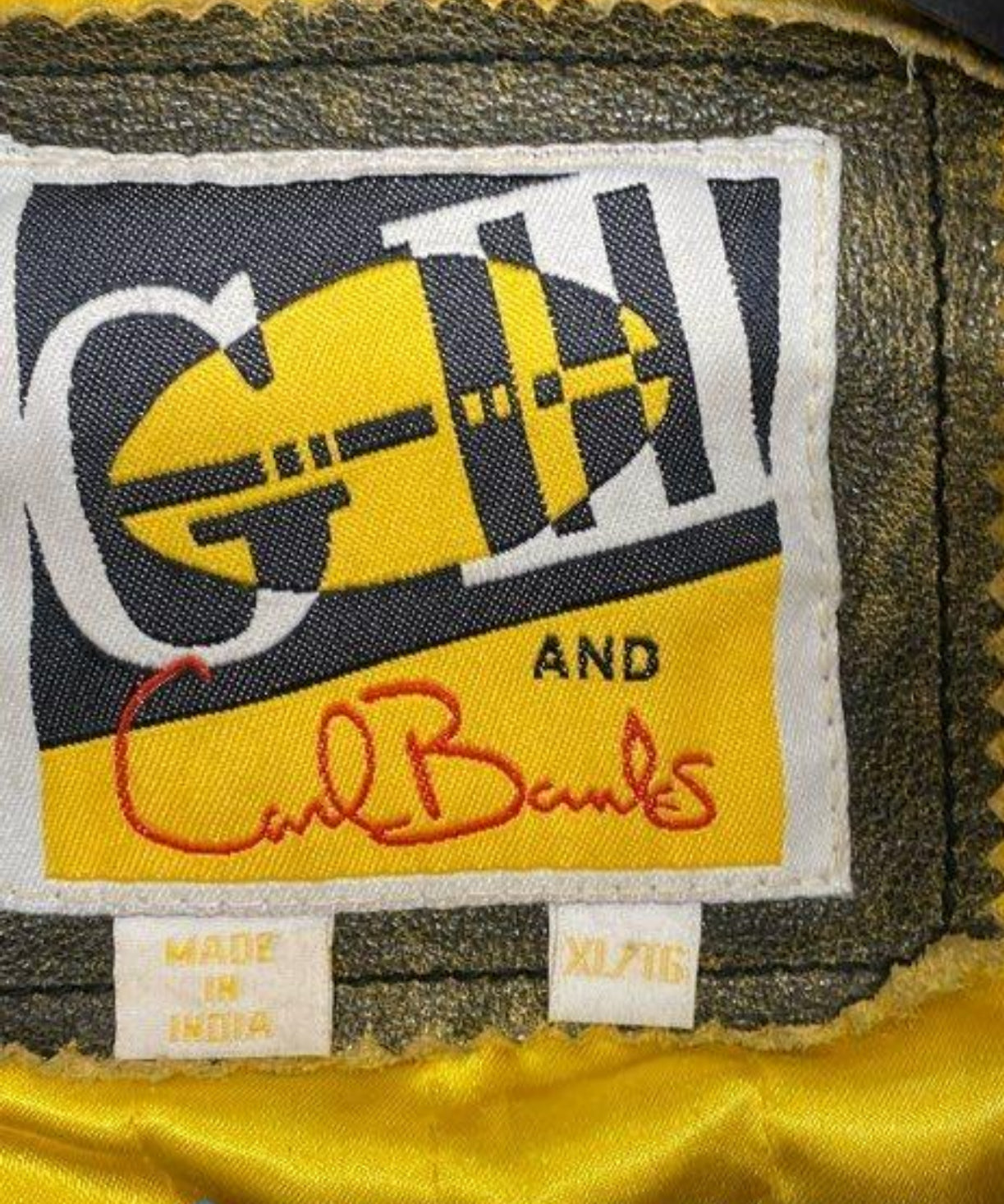 Pittsburgh Steelers Vtg Carl Banks Leather Jacket