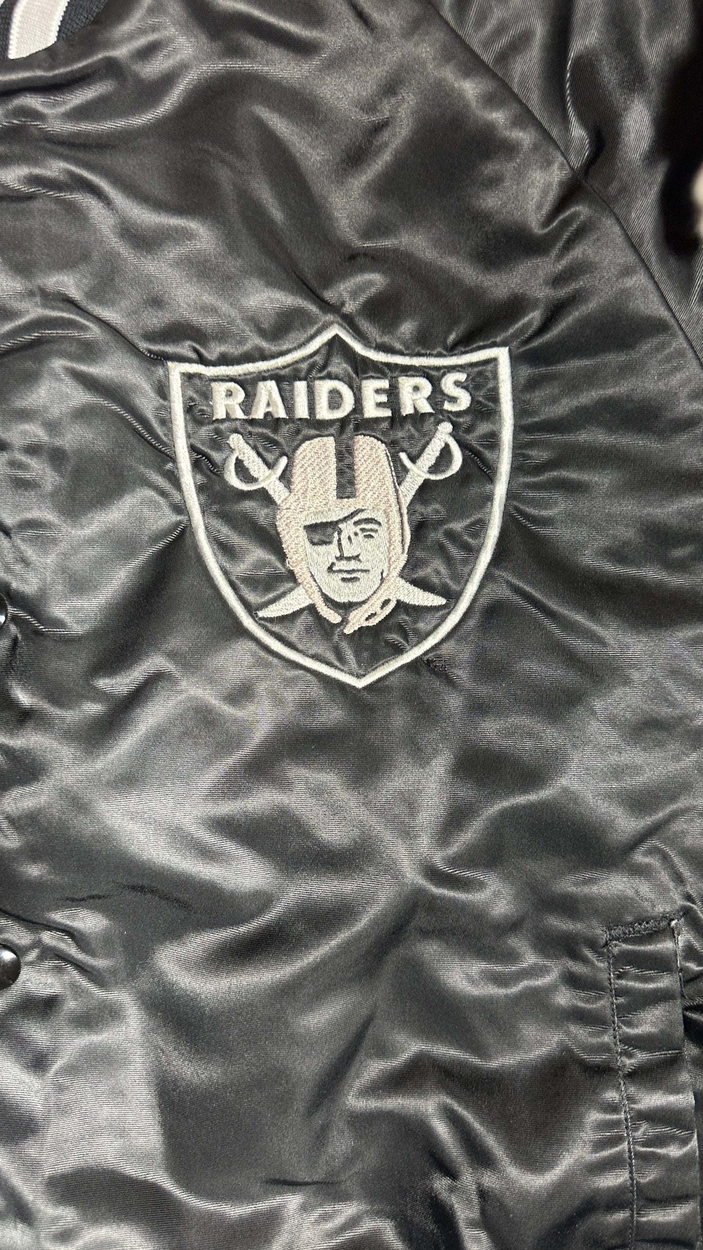 Oakland Raiders Locker Line Vintage Bomber Jacket