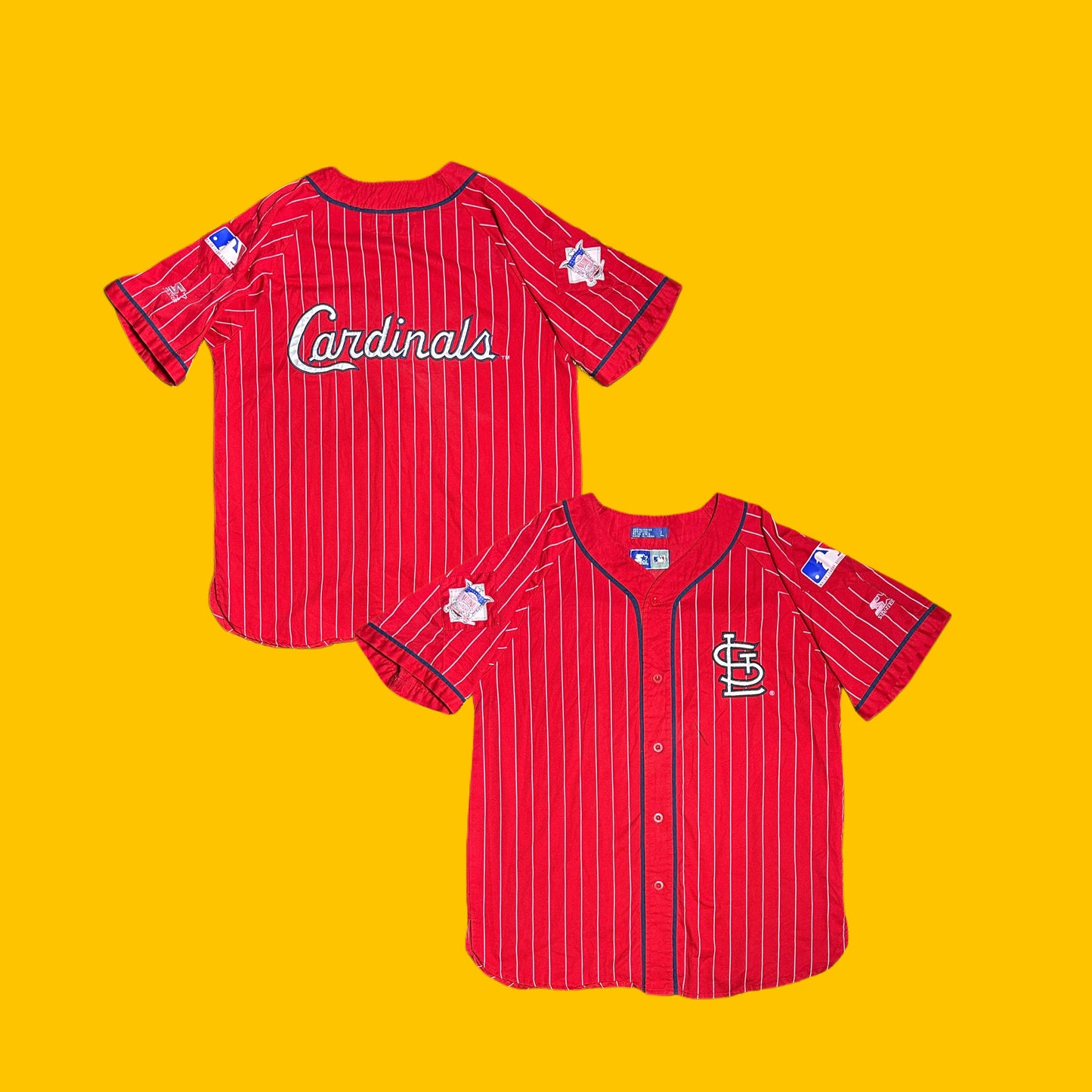 Starter St.Louis Cardinals Vintage Pinstripe Baseball Jersey