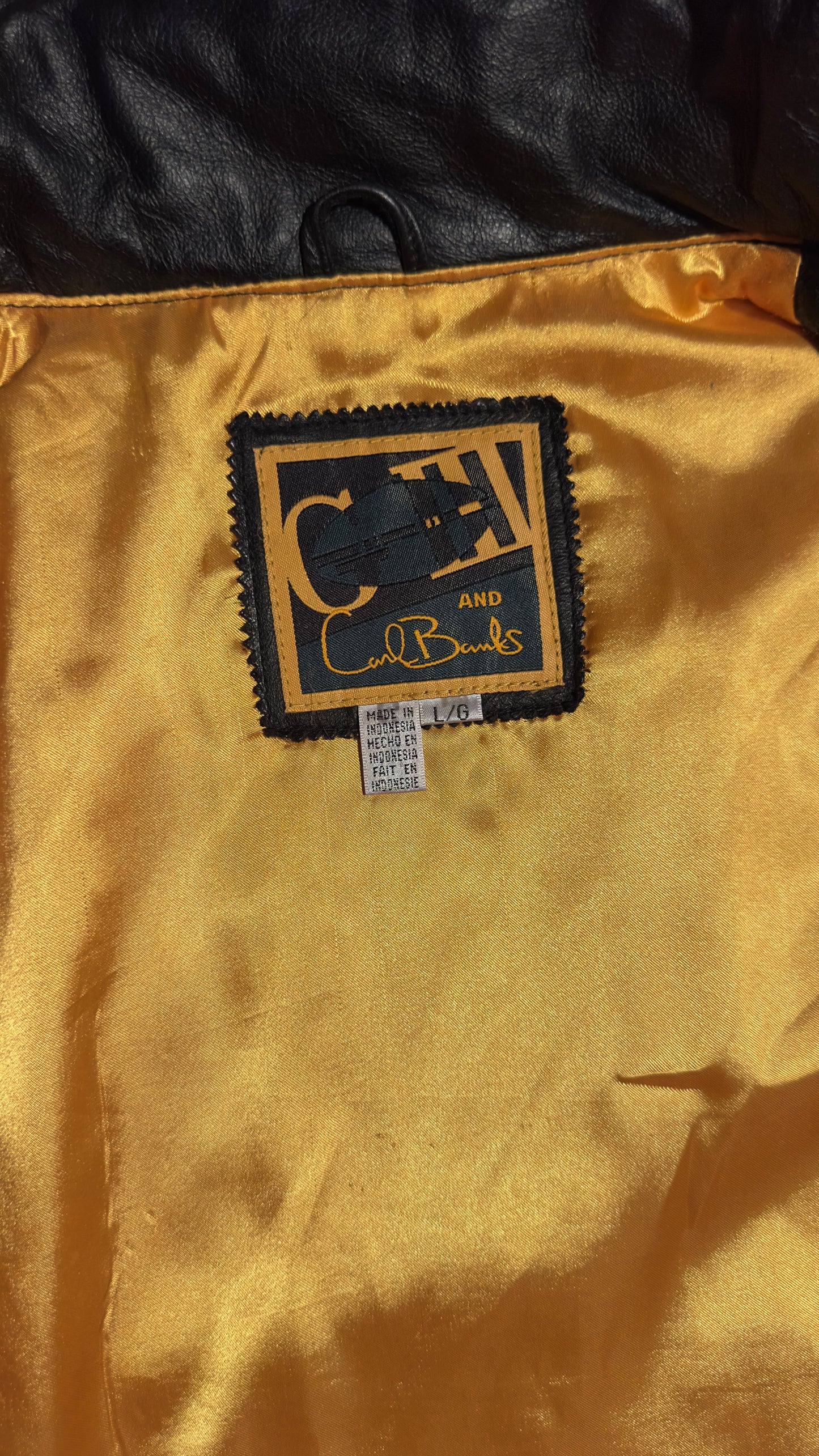 Vintage Carl Banks
Green Bay Packers
Leather Full Zip
Hoodie