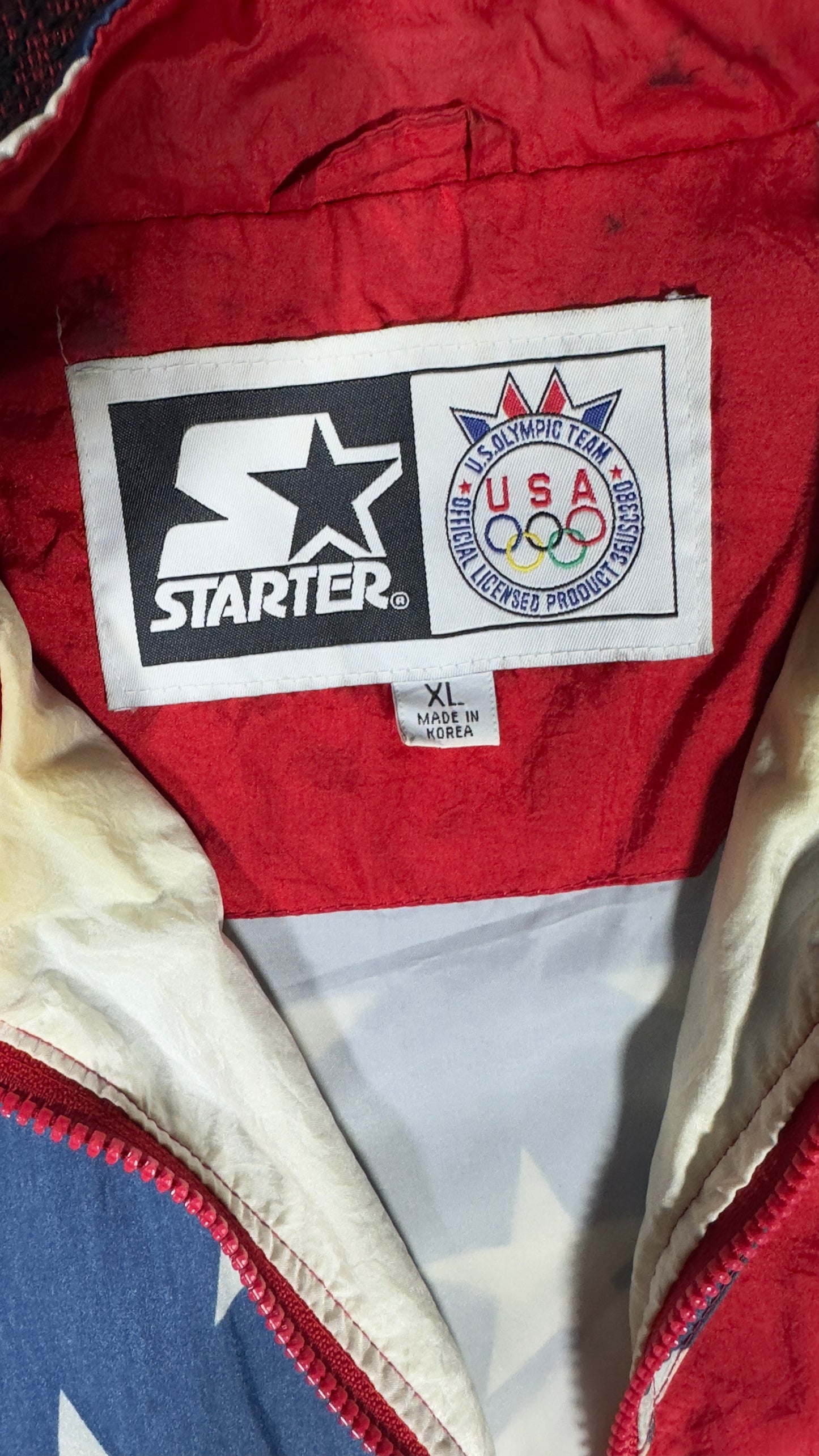 Vintage 1990s USA Olympics Starter Jacket