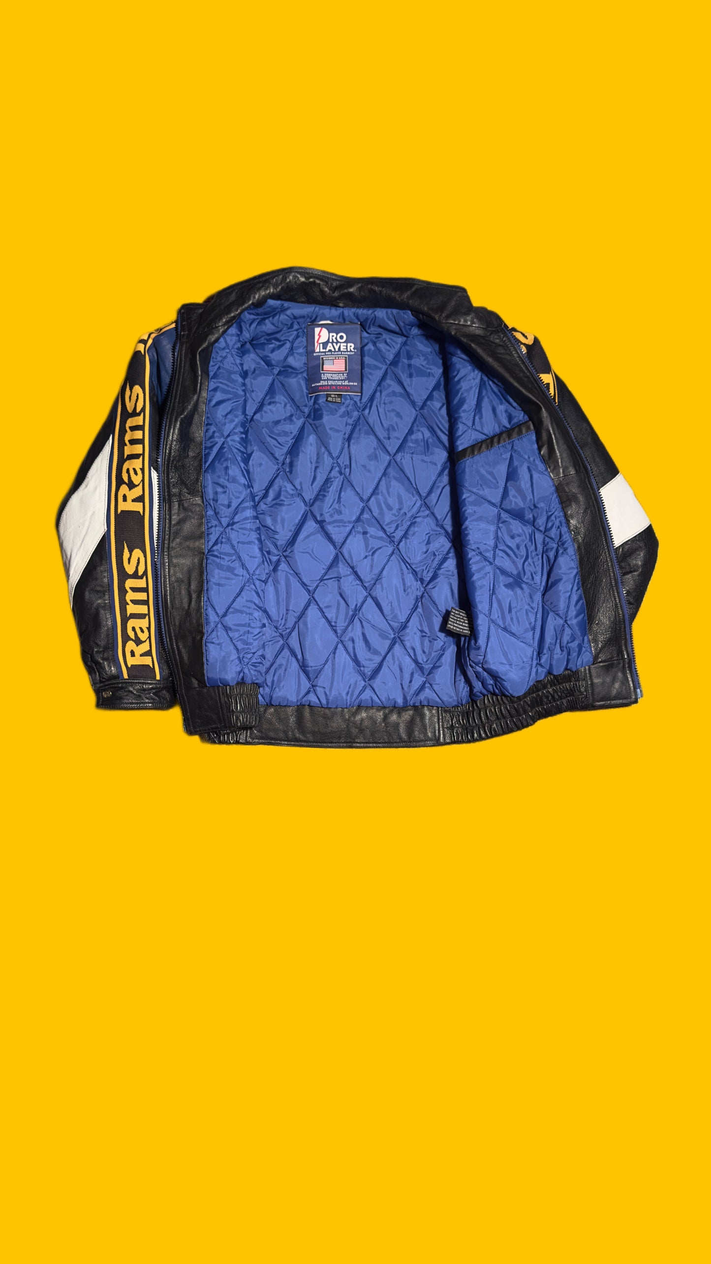 St. Louis Rams Pro Player Leather Jacket