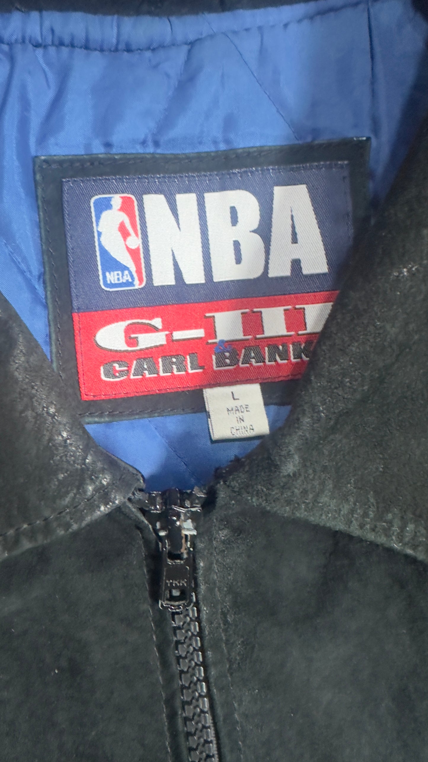 Minnesota Timberwolves Carl Banks G-III Suede Jacket - Vintage 90s, NBA Licensed