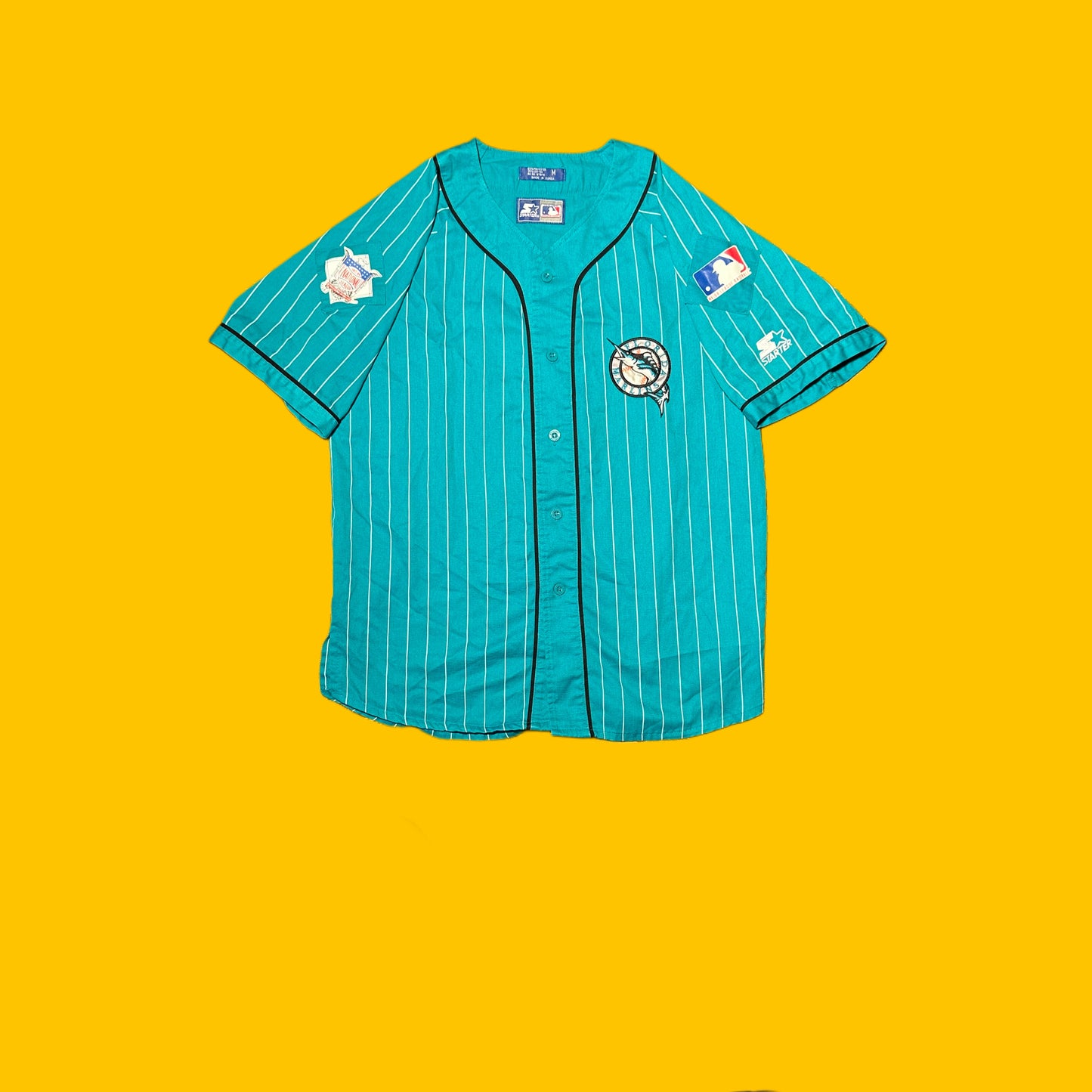 Florida Marlins Vintage Starter Pinstripe Jersey