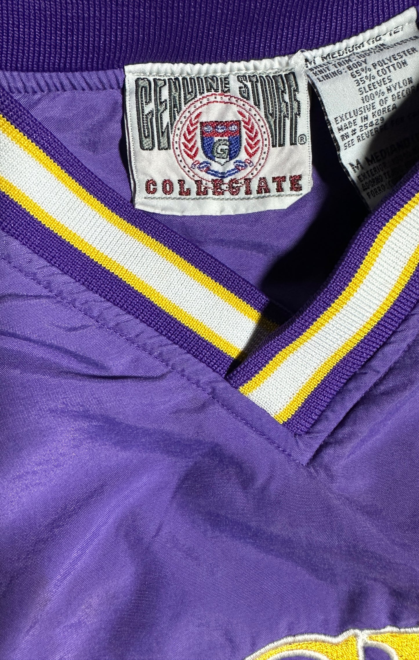 Vintage LSU Tigers Collegiate Pullover Jacket