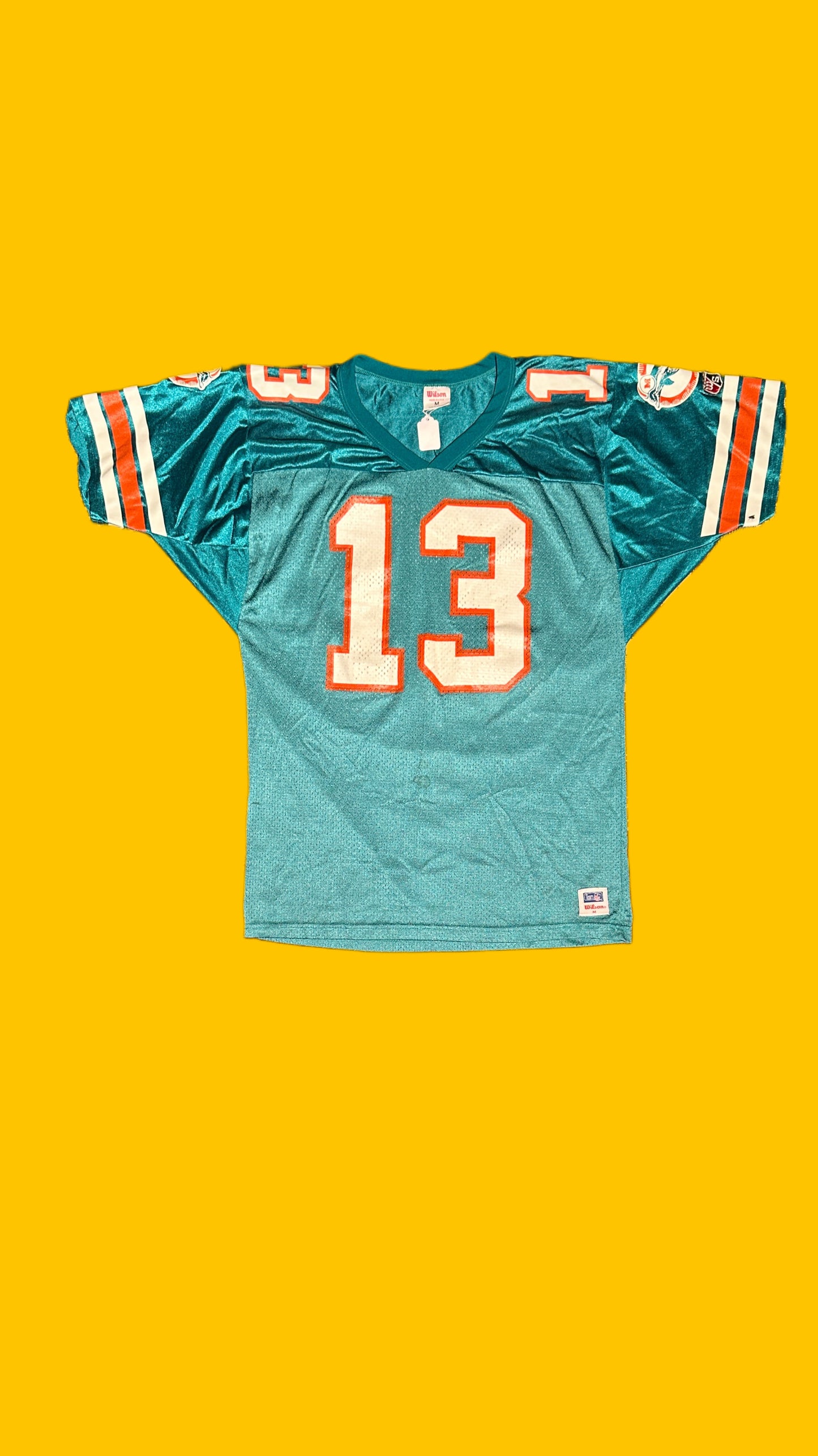 Miami Dolphins Dan Mario Vintage Wilson Jersey