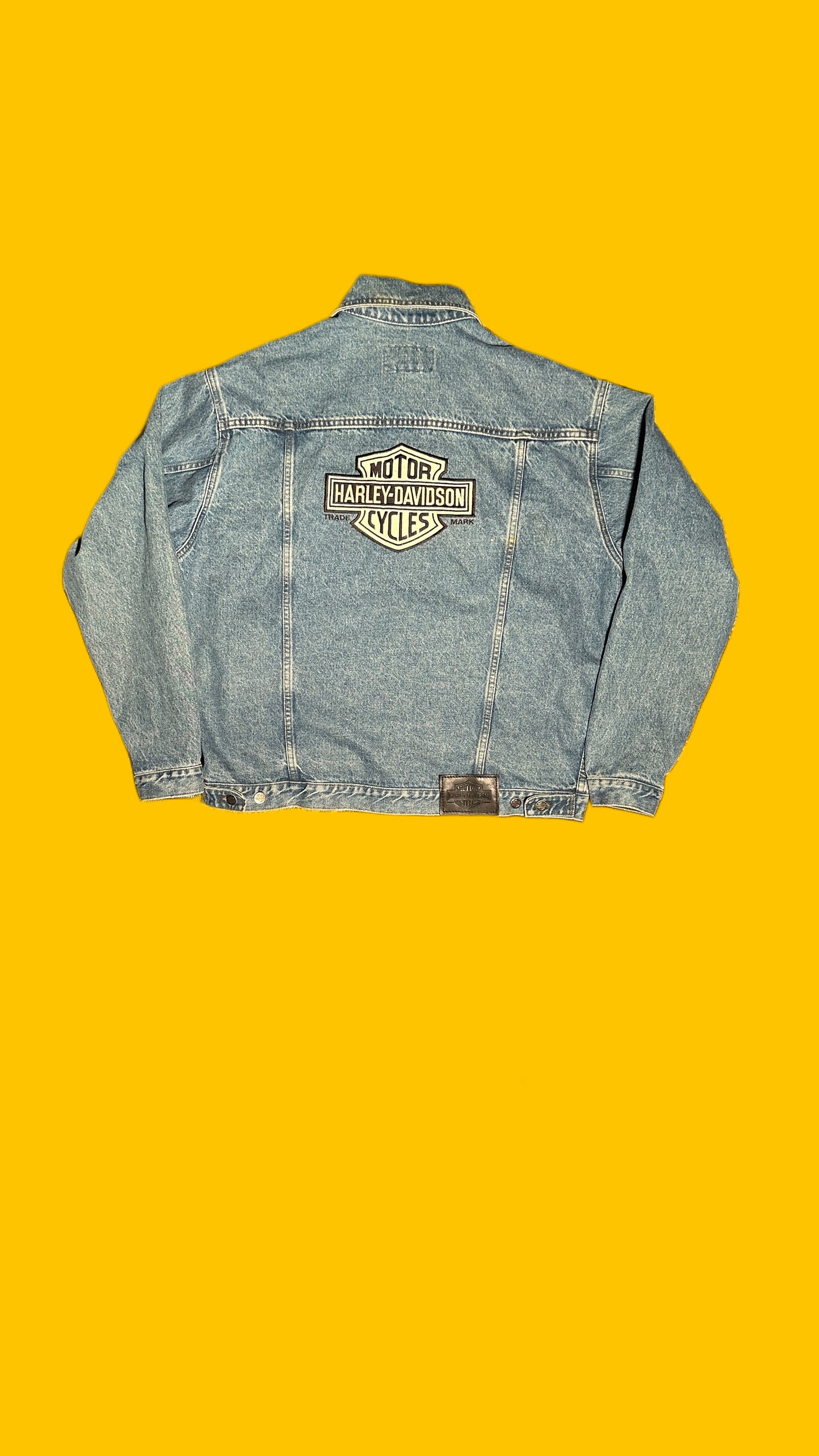 Vintage Harley Davidson Jeans Jacket