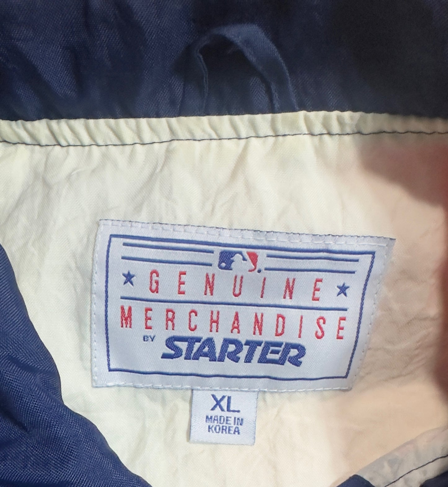 Detroit Tigers Starter Jacket – Vintage 90s MLB Two-Tone Windbreaker