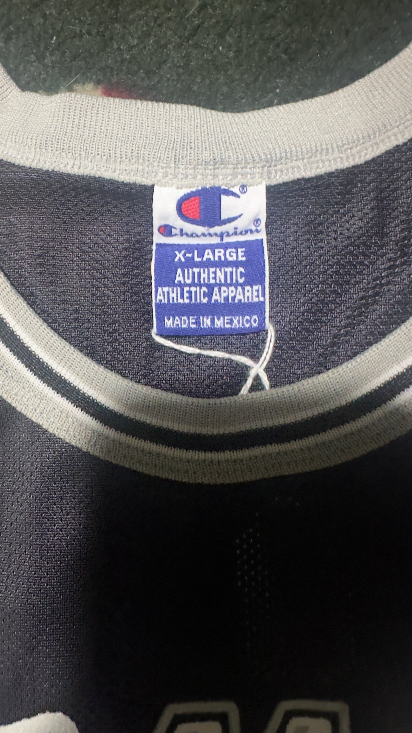 San Antonio Spurs Tim Duncan Champion Jersey Vintage Y2K