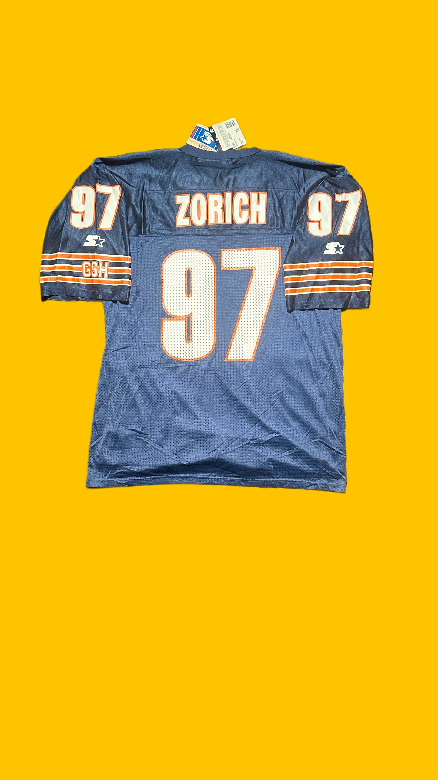 Chicago Bears Vtg Chris Zorich New Starter Jersey