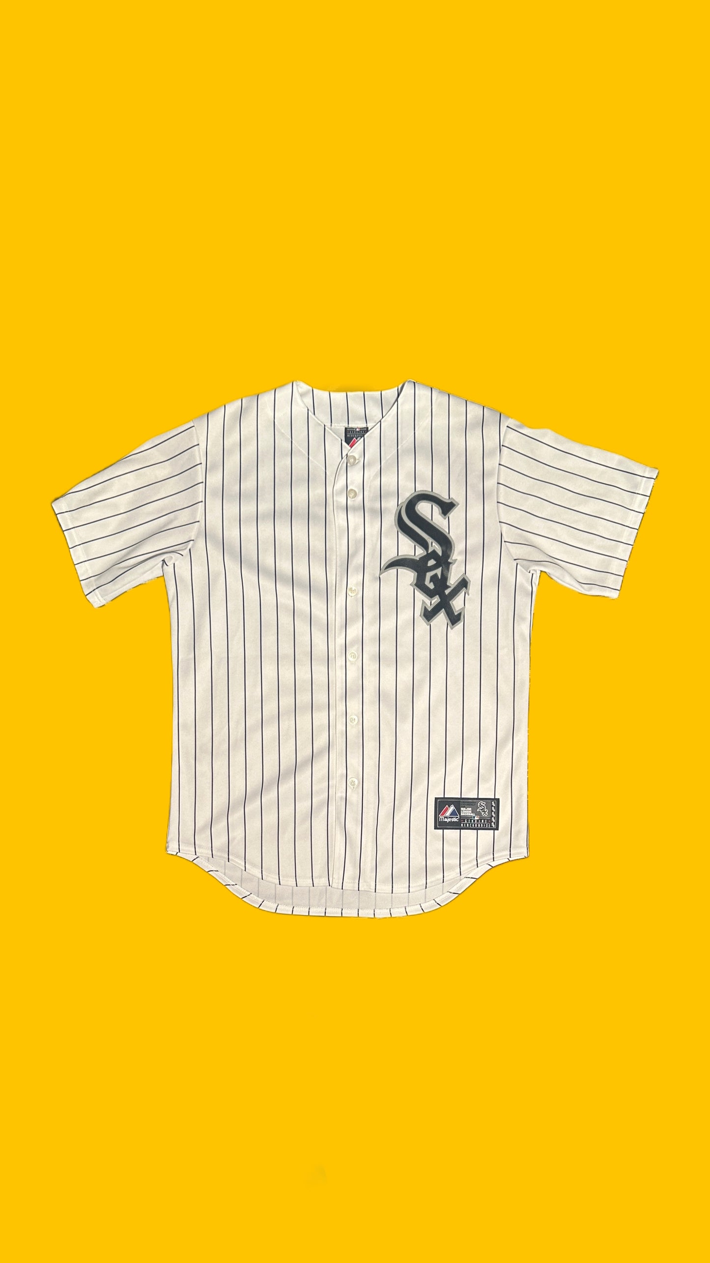 MAJESTIC Vintage Adam Dunn CHICAGO WHITE SOX BASEBALL JERSEY
