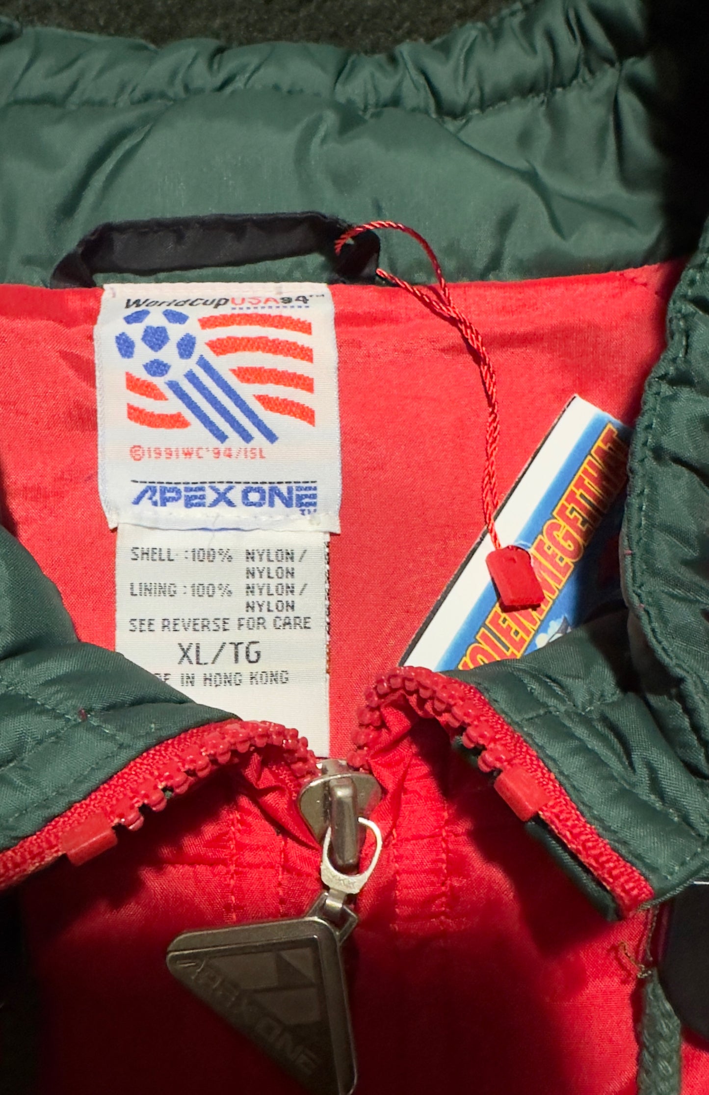 Mexico USA 94 World Cup Apex One Windbreaker Vintage 90s