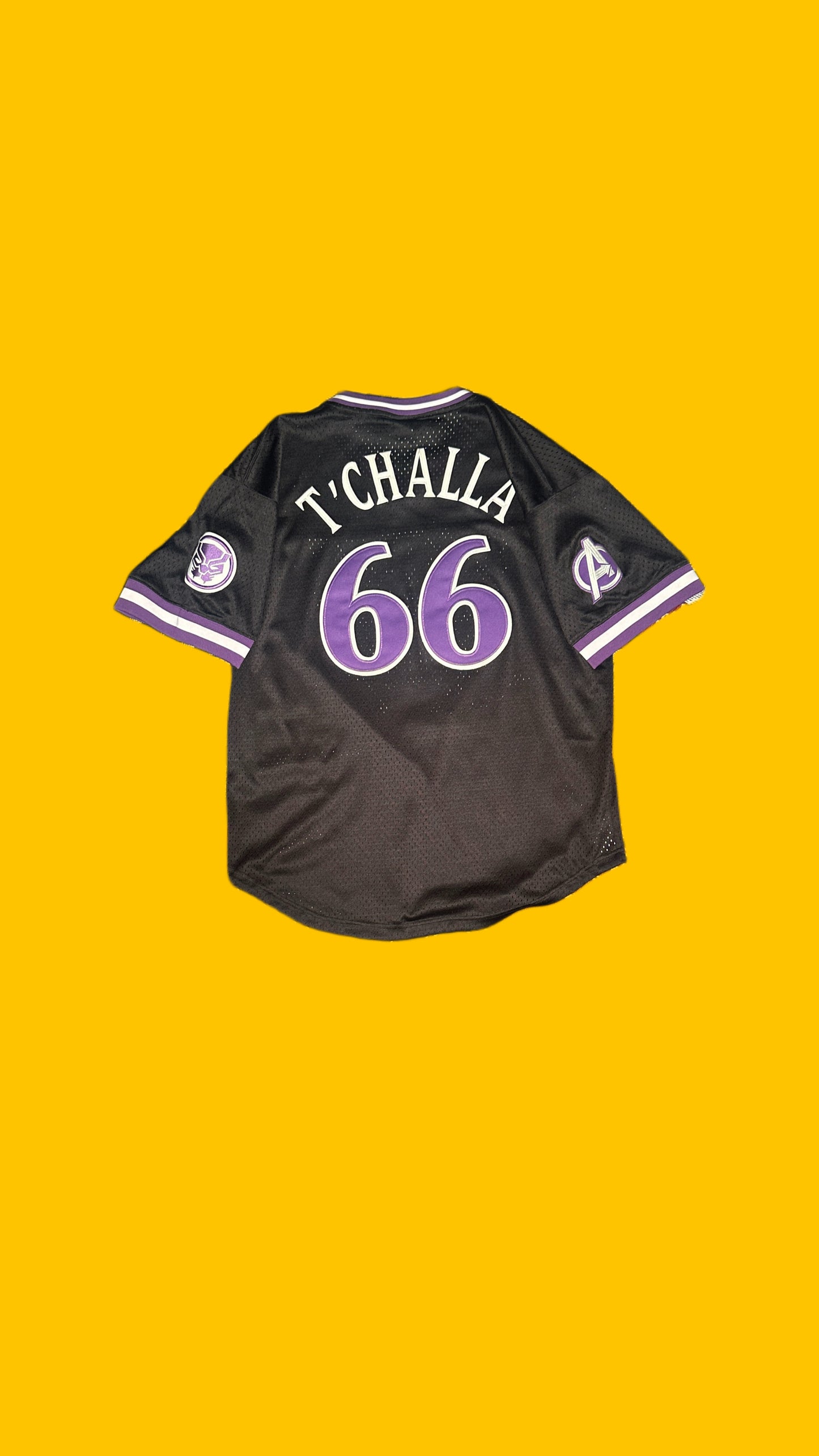 Marvel Comics Black Panther Baseball Jersey