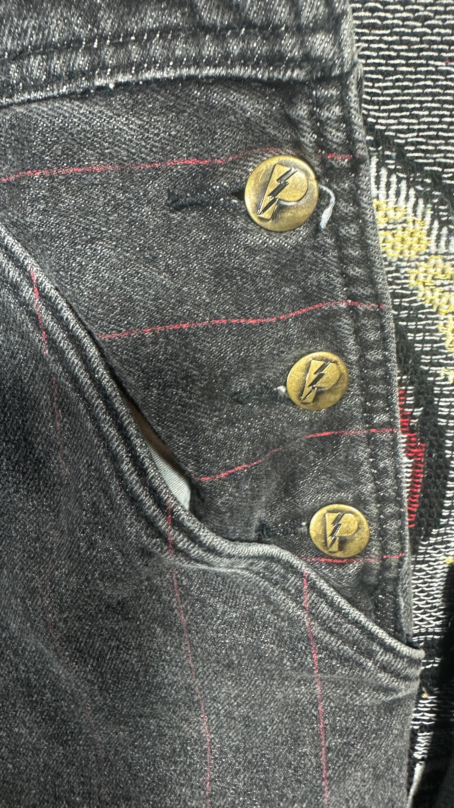 Vintage Pro Player UNLV Rebels Denim Short Overalls