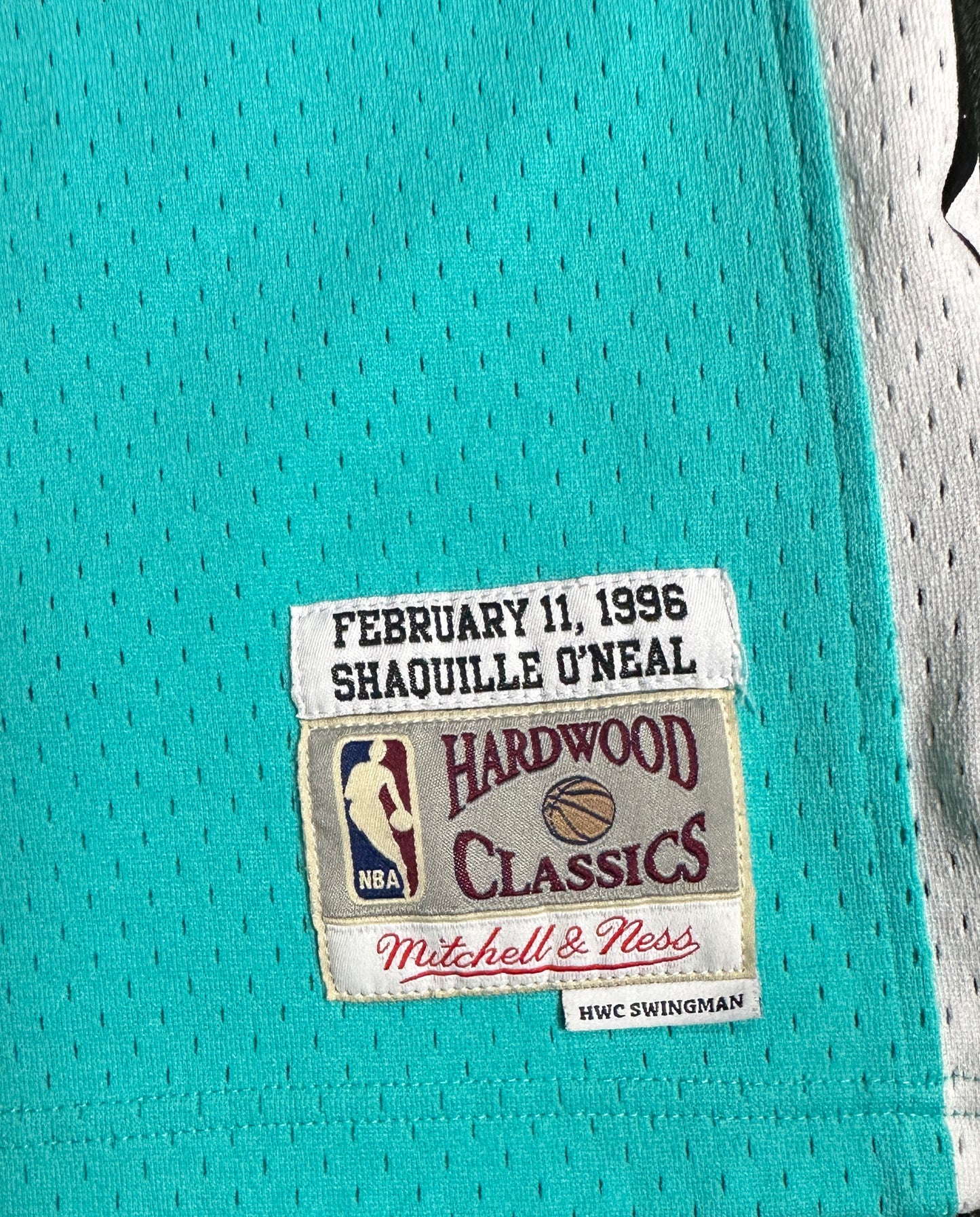Orlando Magic Shaquille O’Neal NBA All Star Mitchell & Ness Jersey Teal 1996