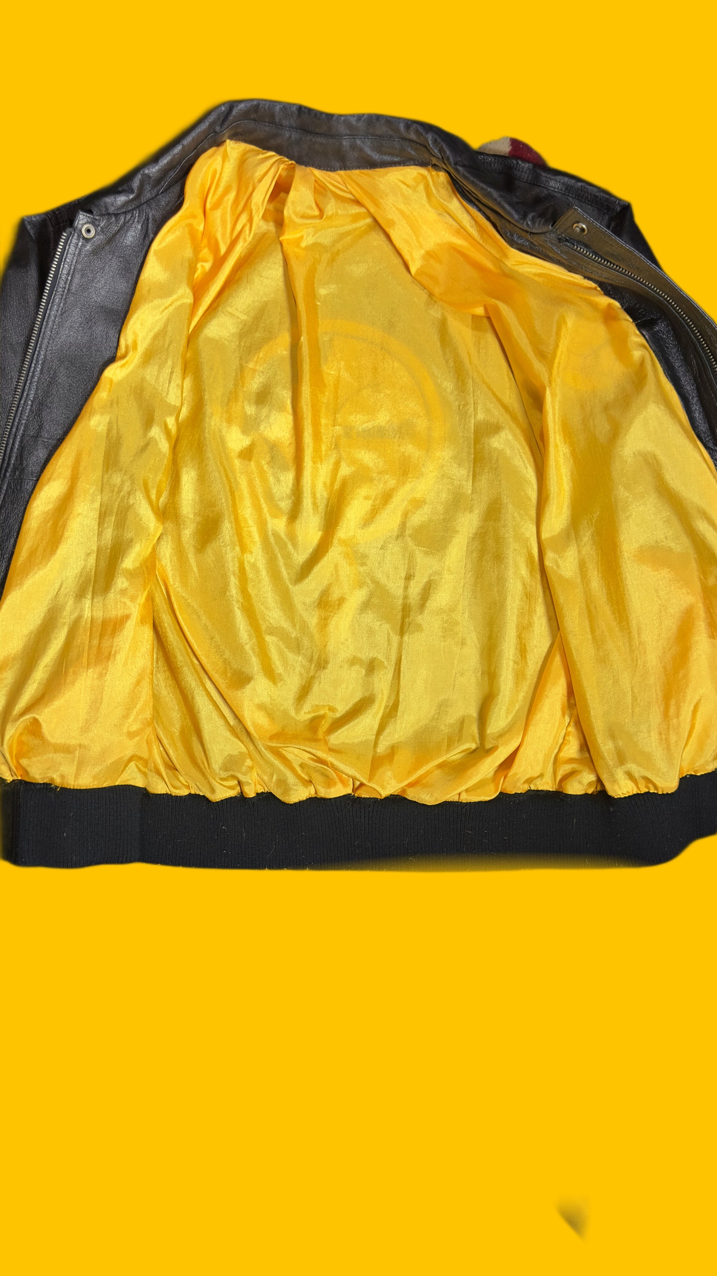 Pittsburgh Steelers Vintage Pro Player Leather NFL Jacket