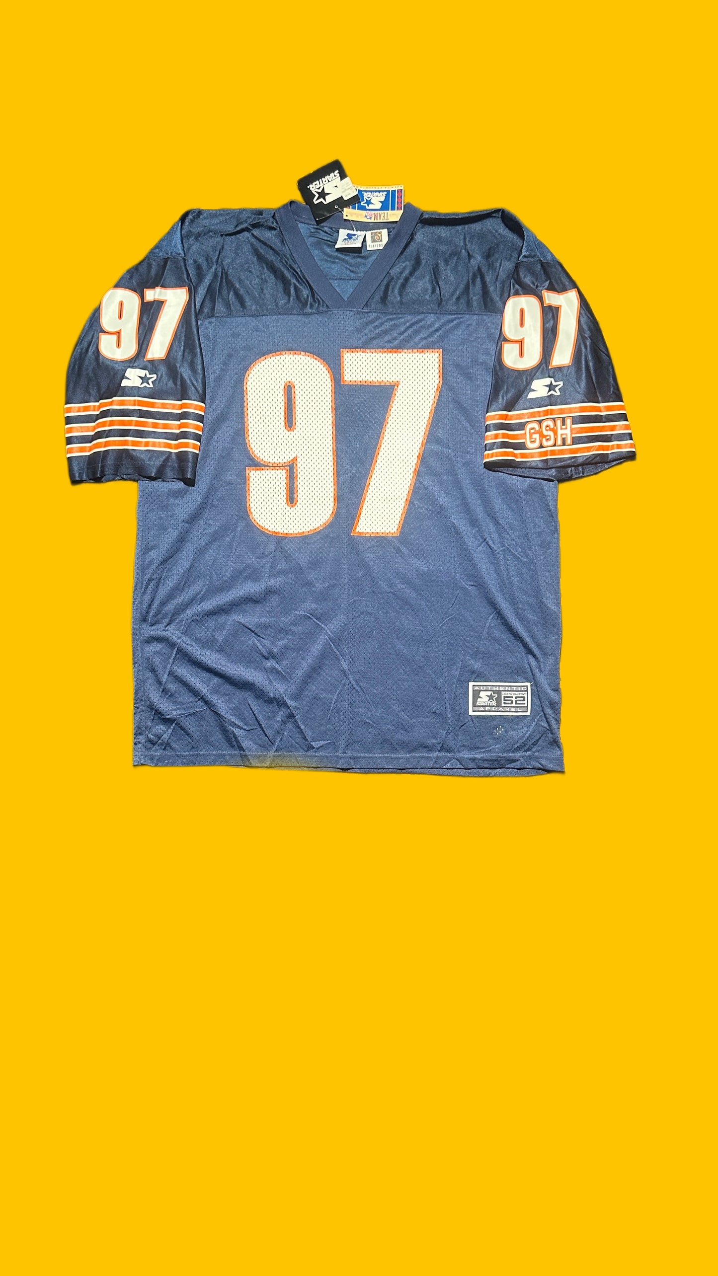 Chicago Bears Vtg Chris Zorich New Starter Jersey