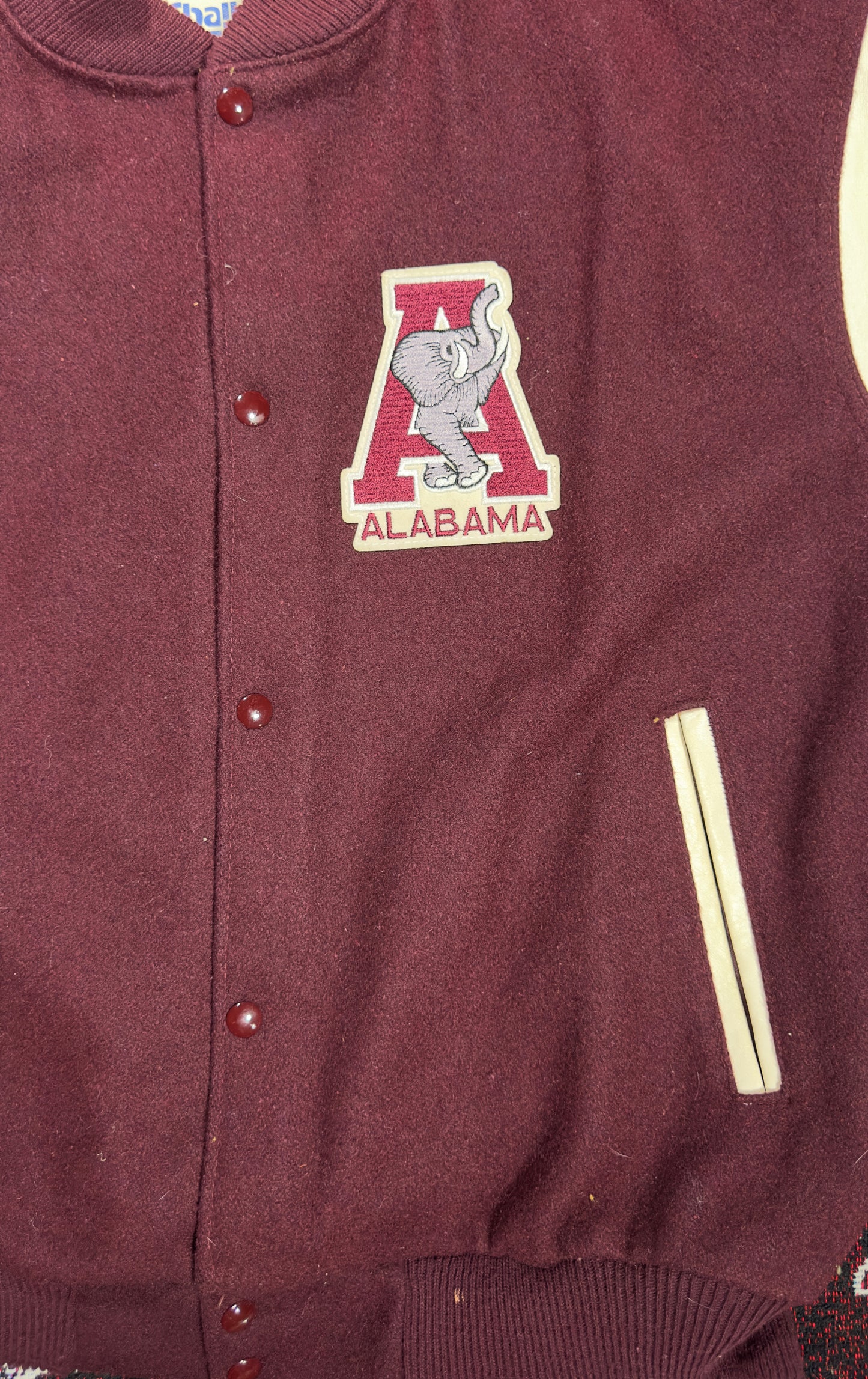 Alabama Crimson Tide Vintage Chalk Line Letterman