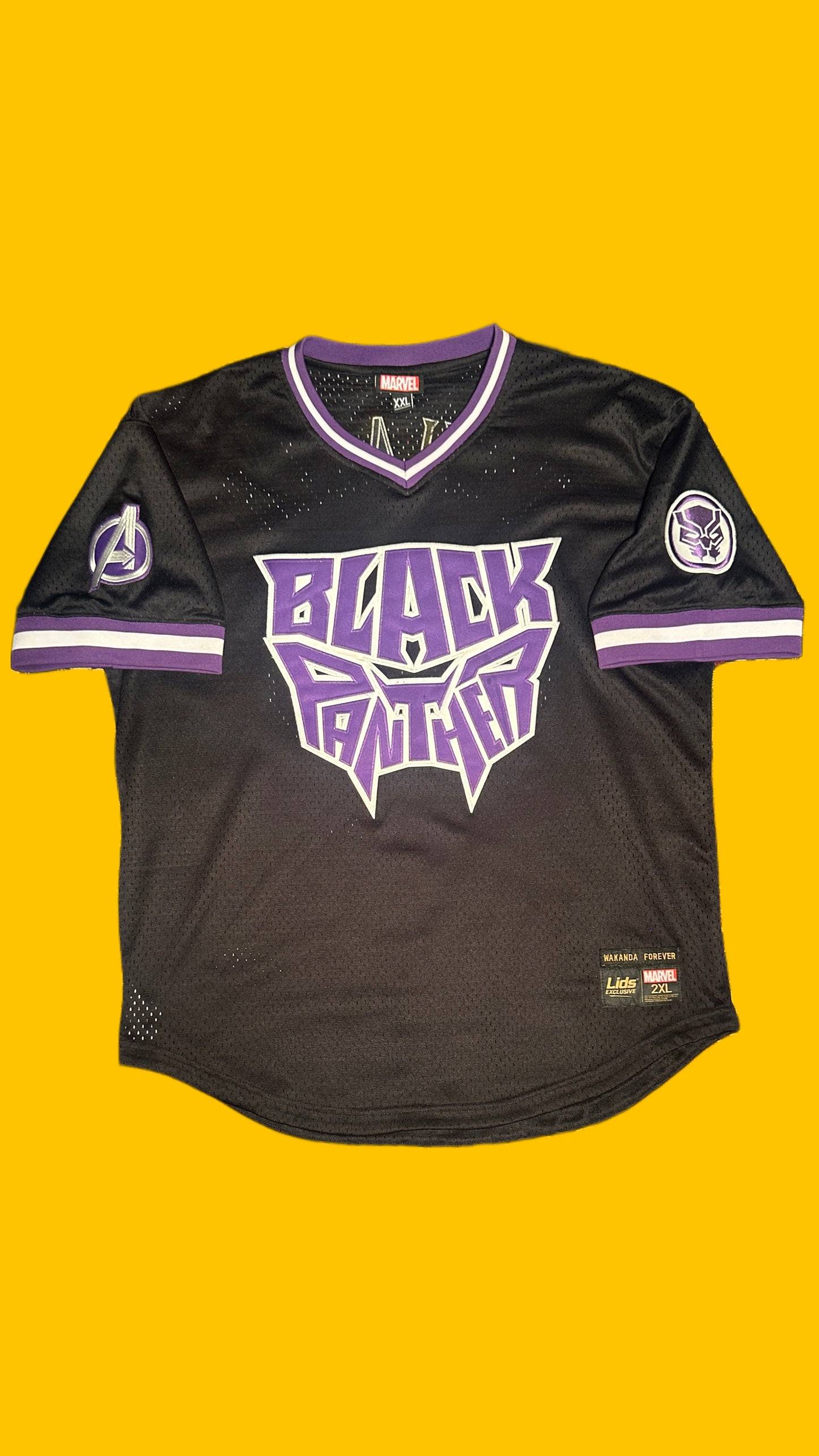 Marvel Comics Black Panther Baseball Jersey
