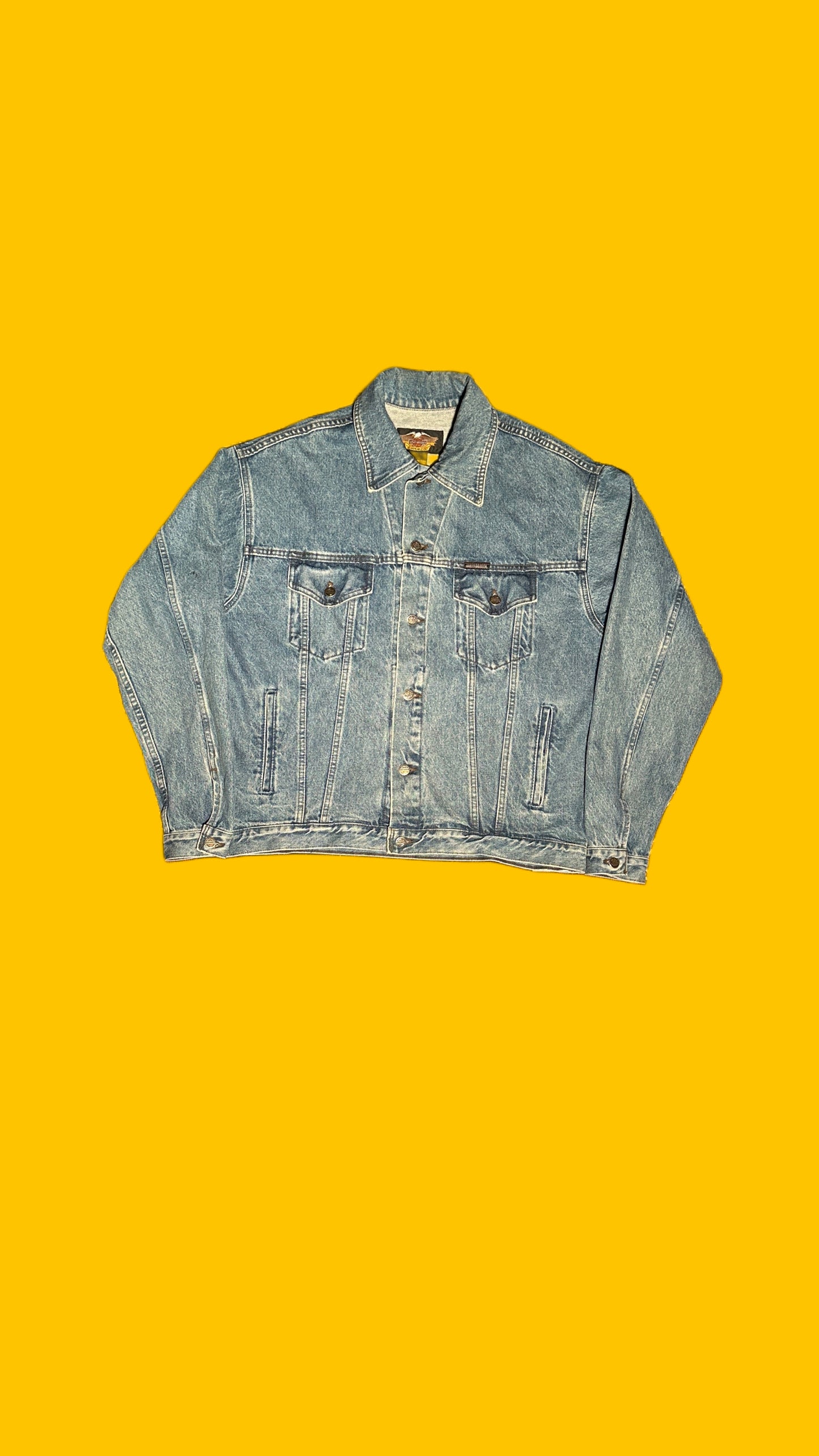 Vintage Harley Davidson Jeans Jacket