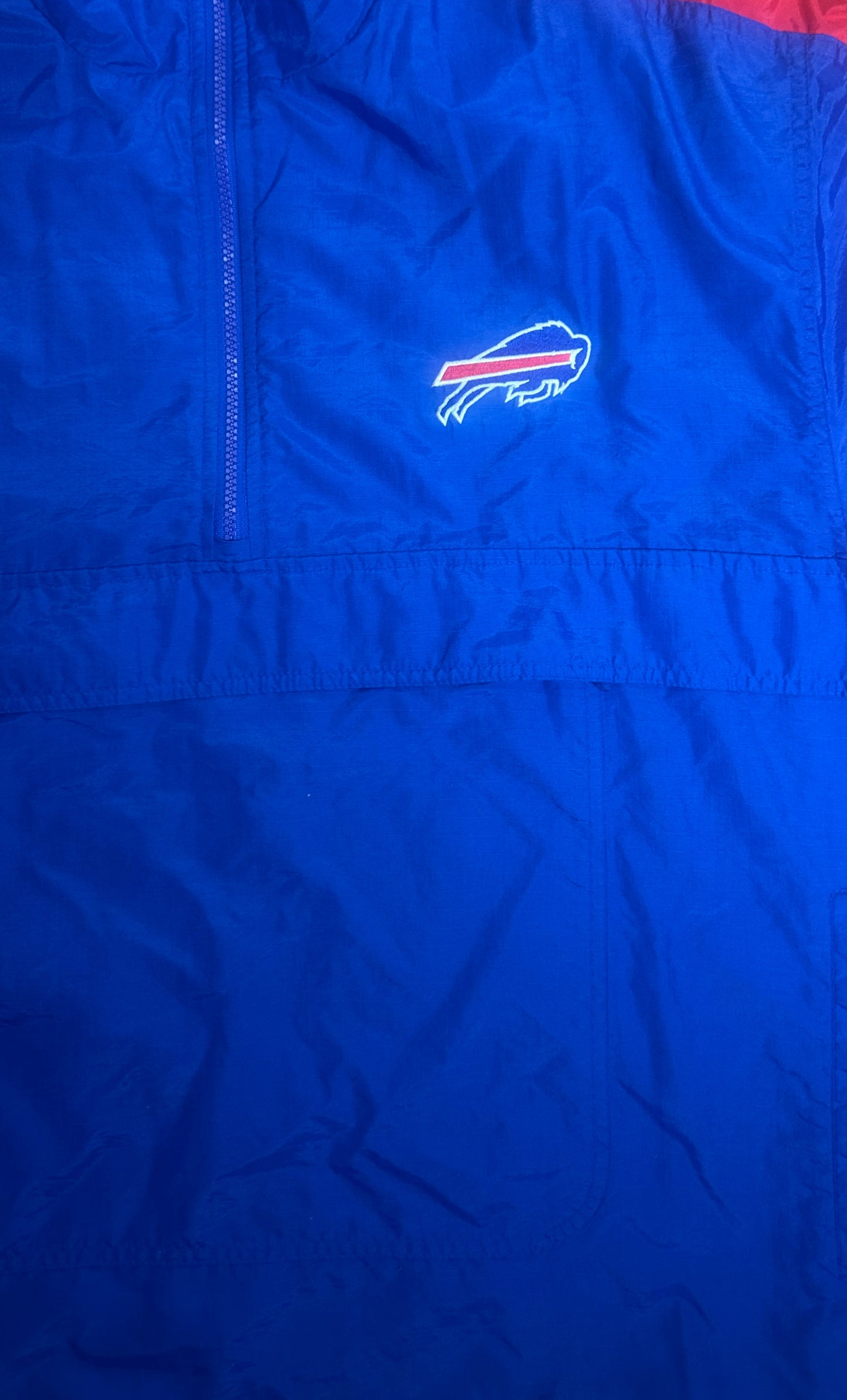 Buffalo Bills 1990s Logo Athletic NFL Fleece Lined Anorak XL Vintage