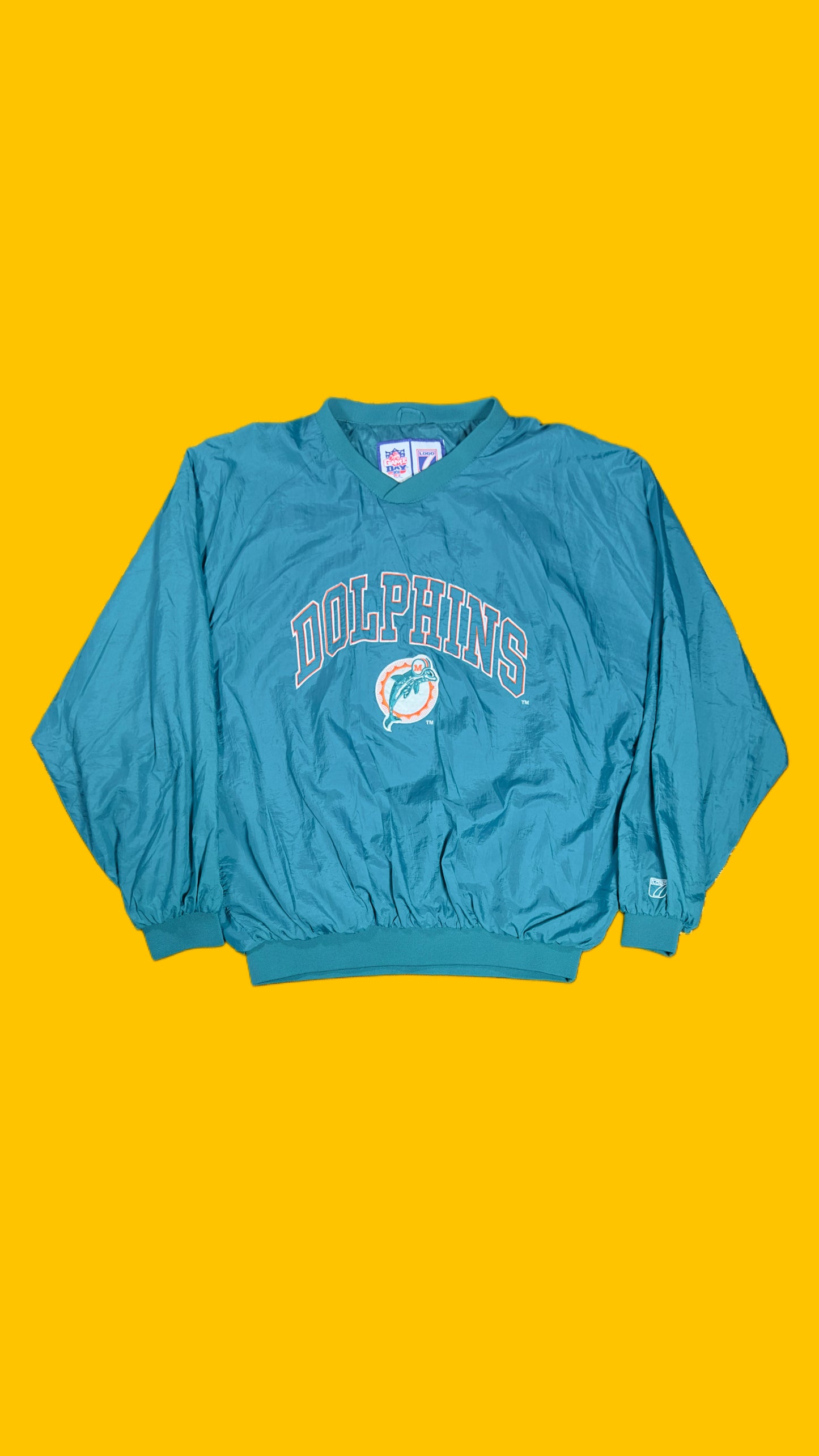Miami Dolphins Vintage Logo 7 Pullover