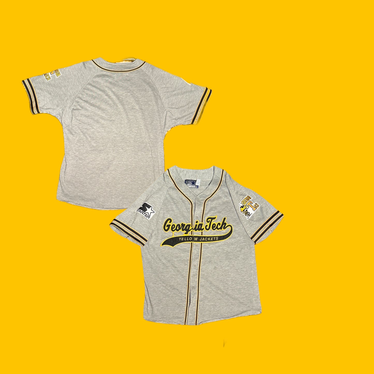 Georgia Tech Vintage Starter BaseBall Jersey