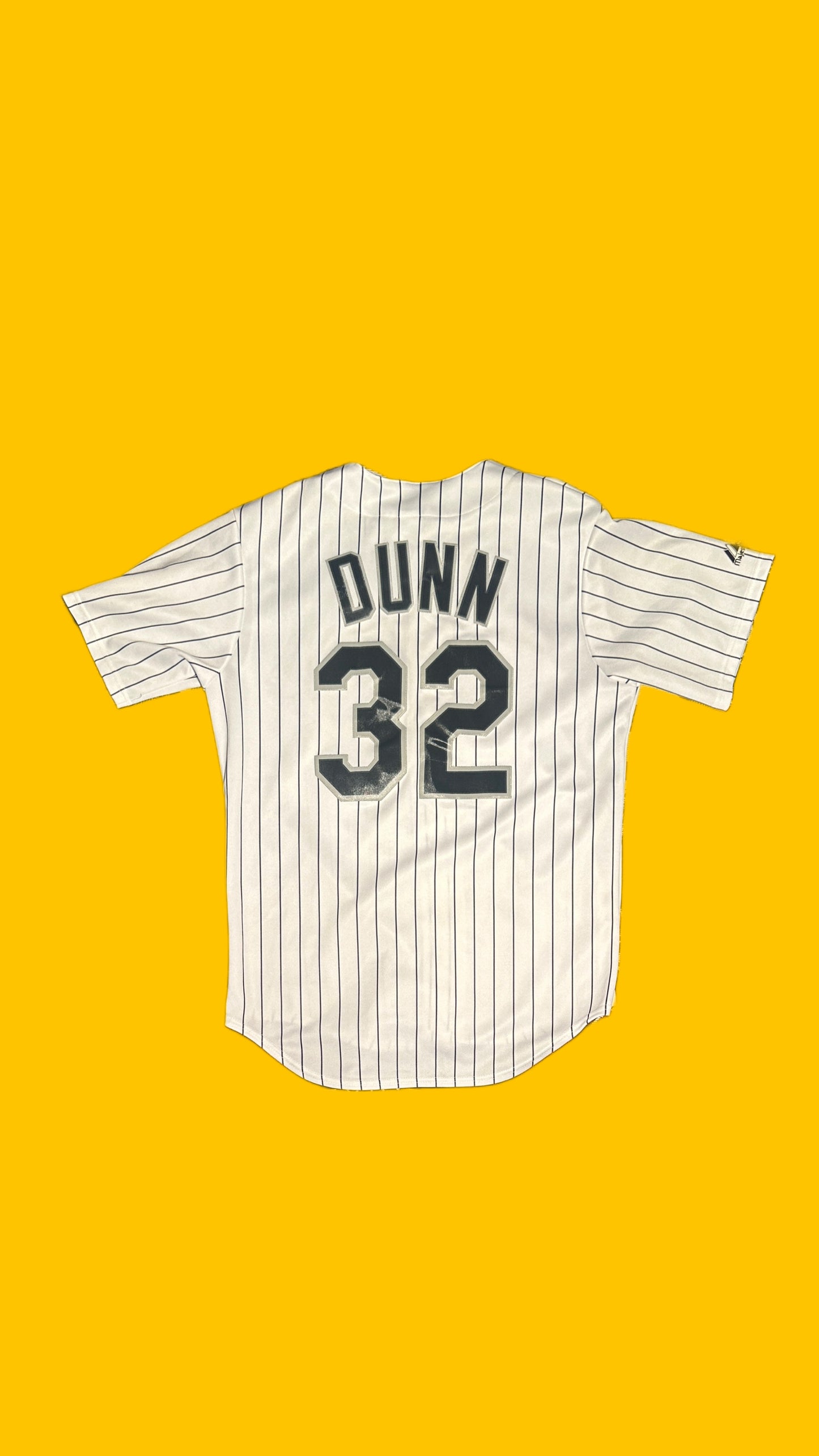 MAJESTIC Vintage Adam Dunn CHICAGO WHITE SOX BASEBALL JERSEY