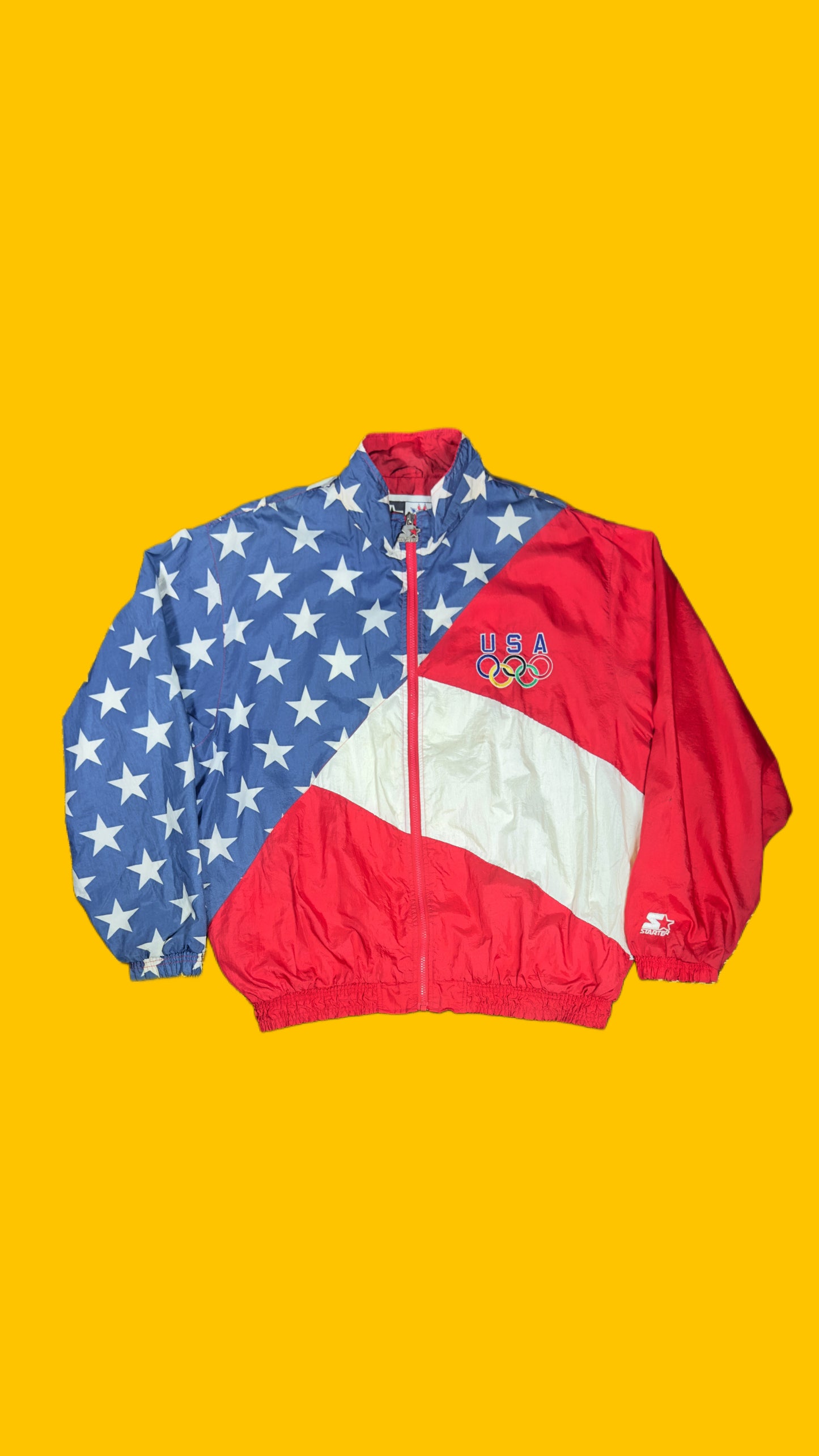 Vintage 1990s USA Olympics Starter Jacket
