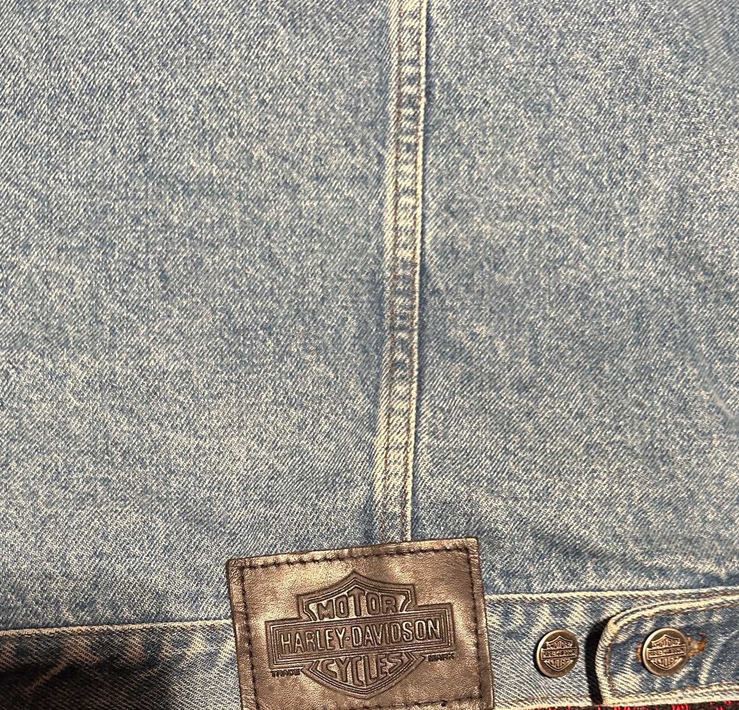 Vintage Harley Davidson Jeans Jacket