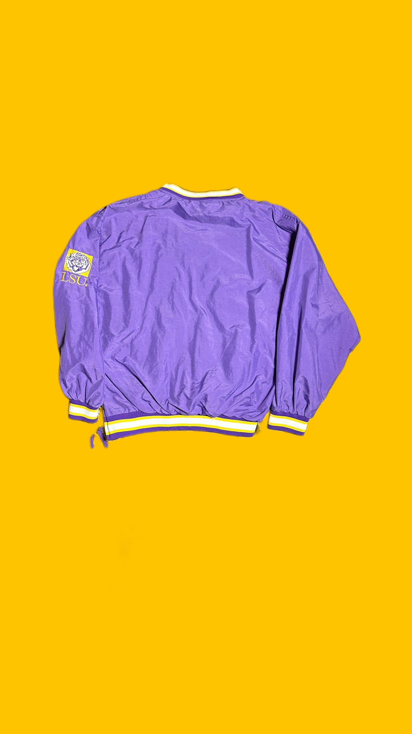 Vintage LSU Tigers Collegiate Pullover Jacket