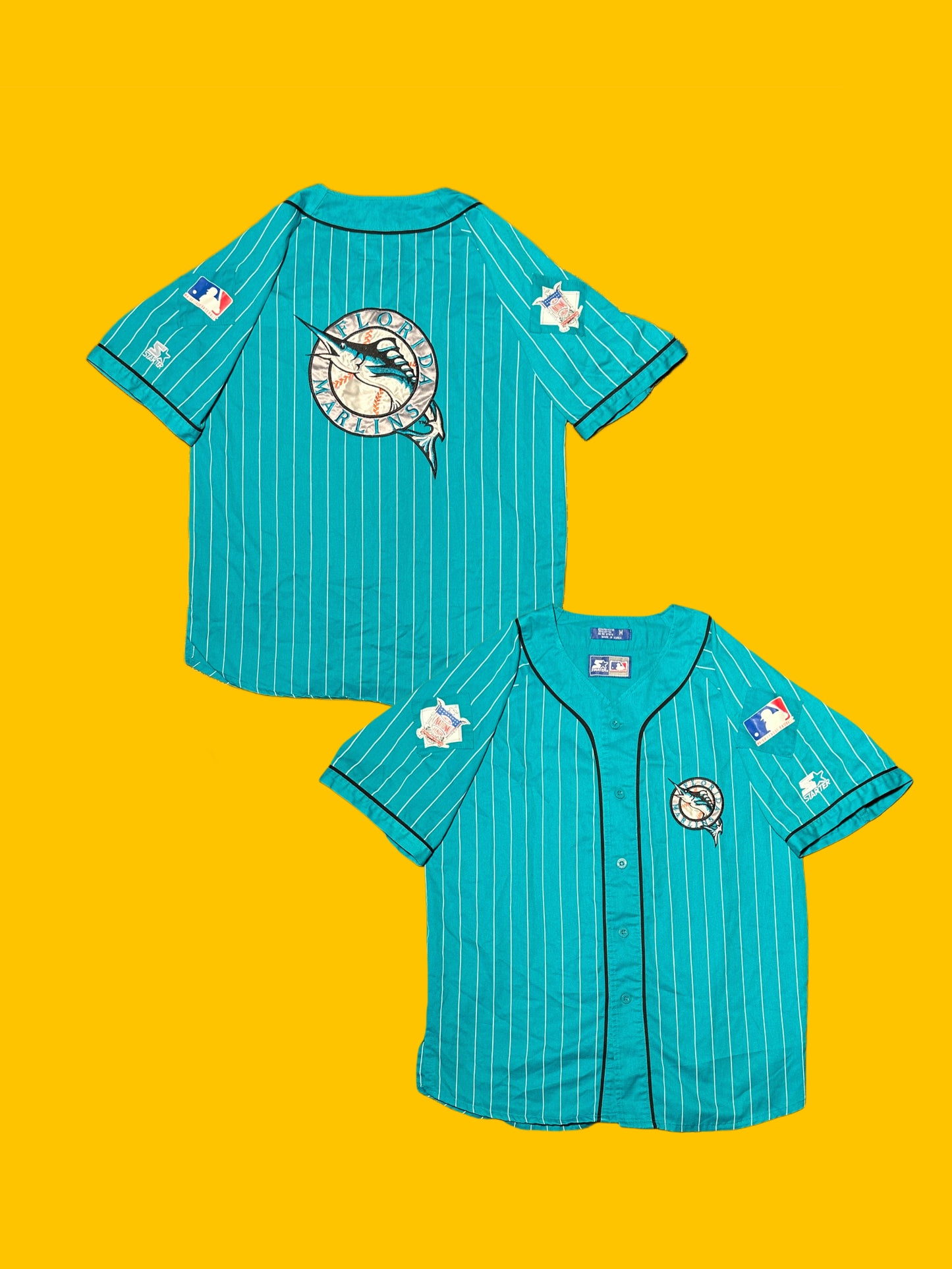 Florida Marlins Vintage Starter Pinstripe Jersey