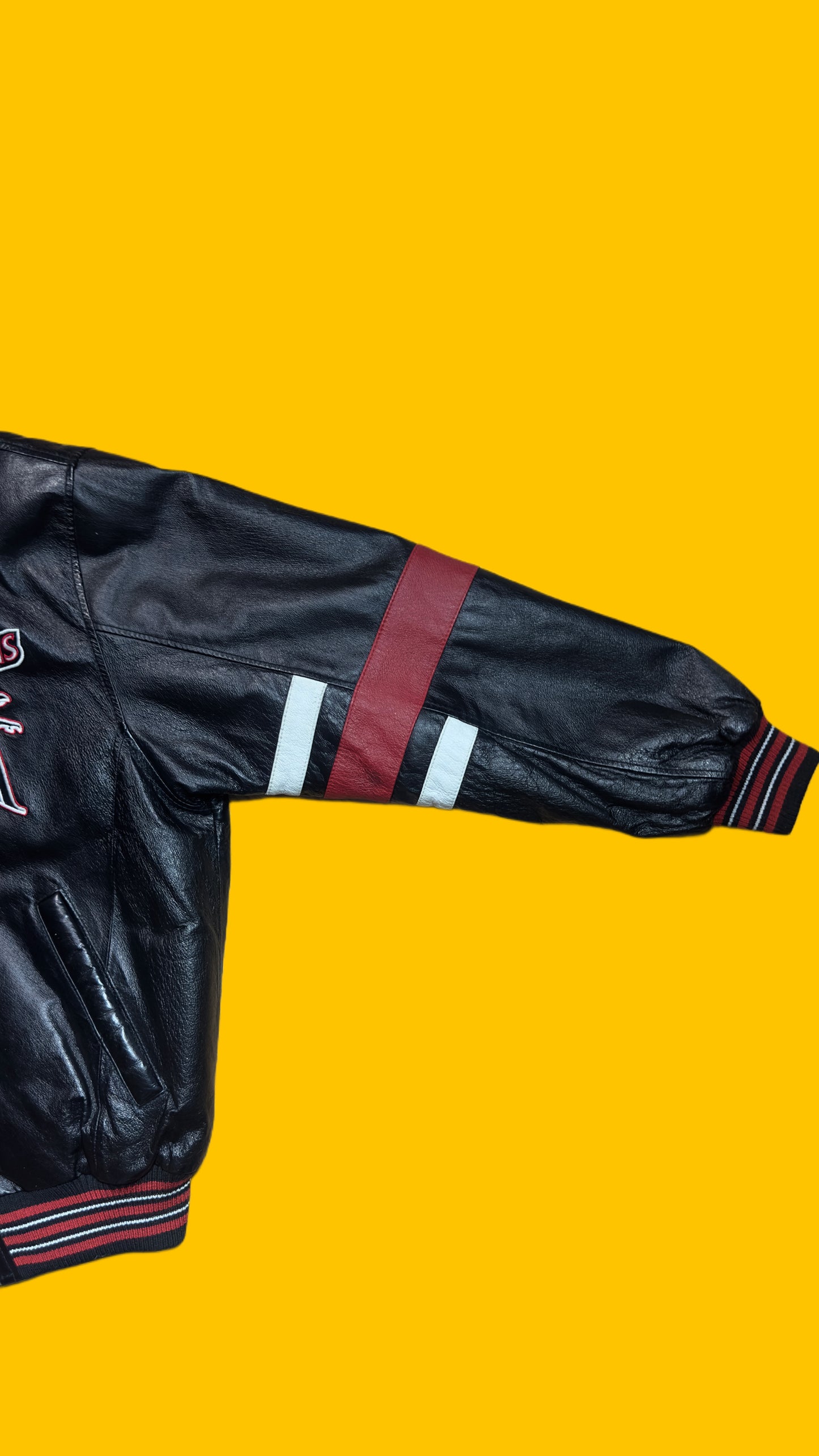 Atlanta Falcons G-III Leather Jacket – Vintage Style Carl Banks
