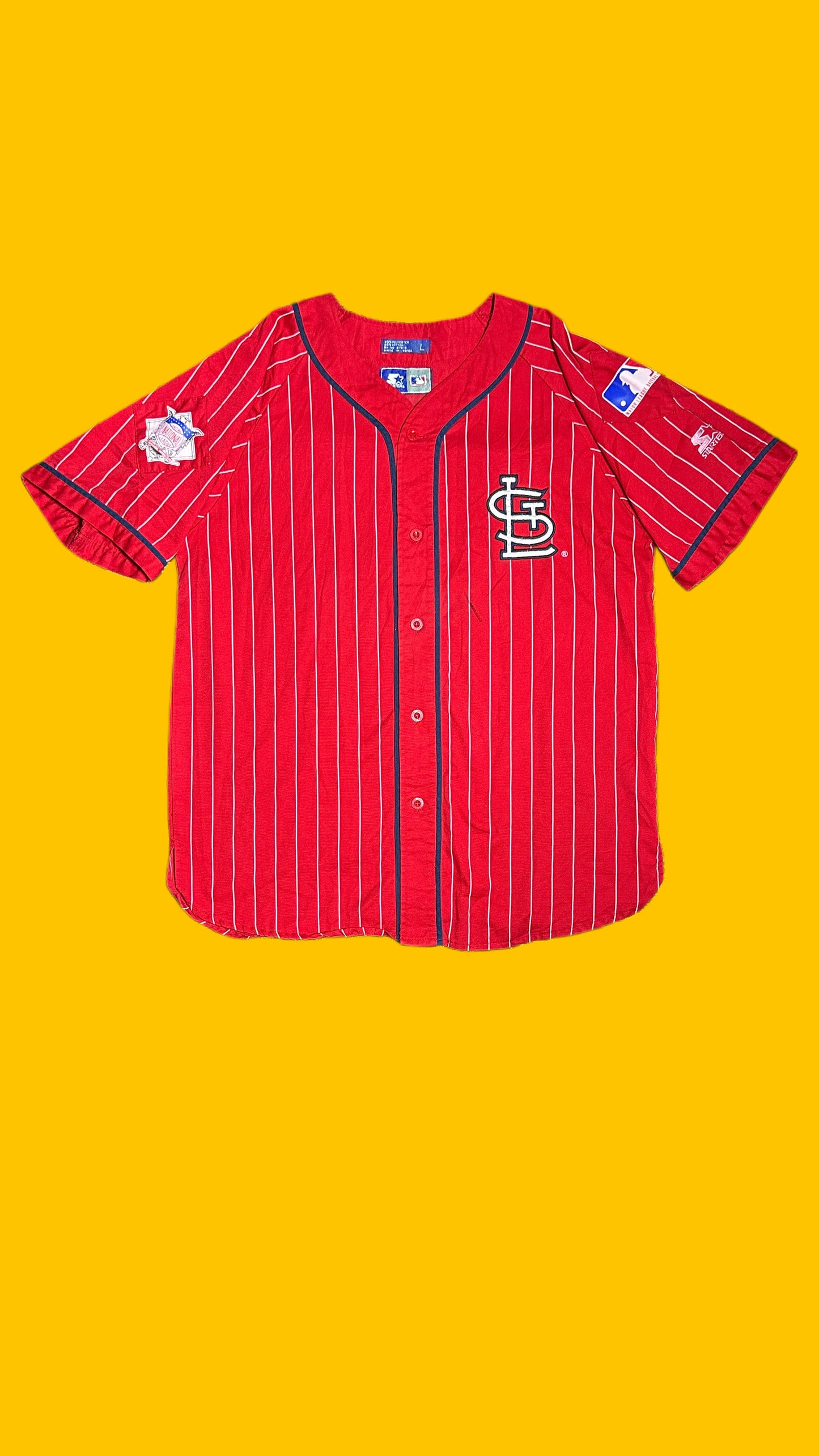 Starter St.Louis Cardinals Vintage Pinstripe Baseball Jersey