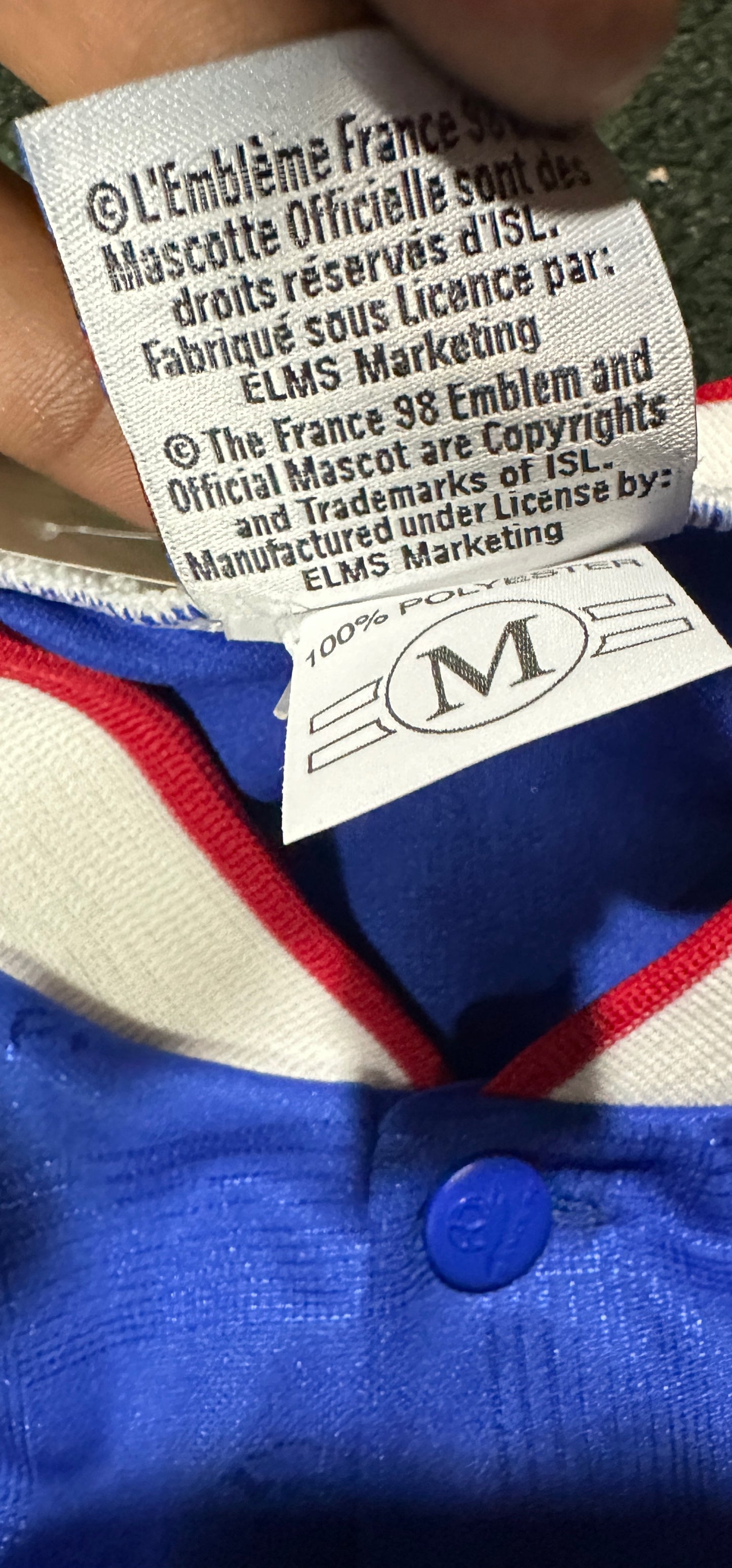 France 98 Coupe Du Monde All Over Print Soccer Jersey