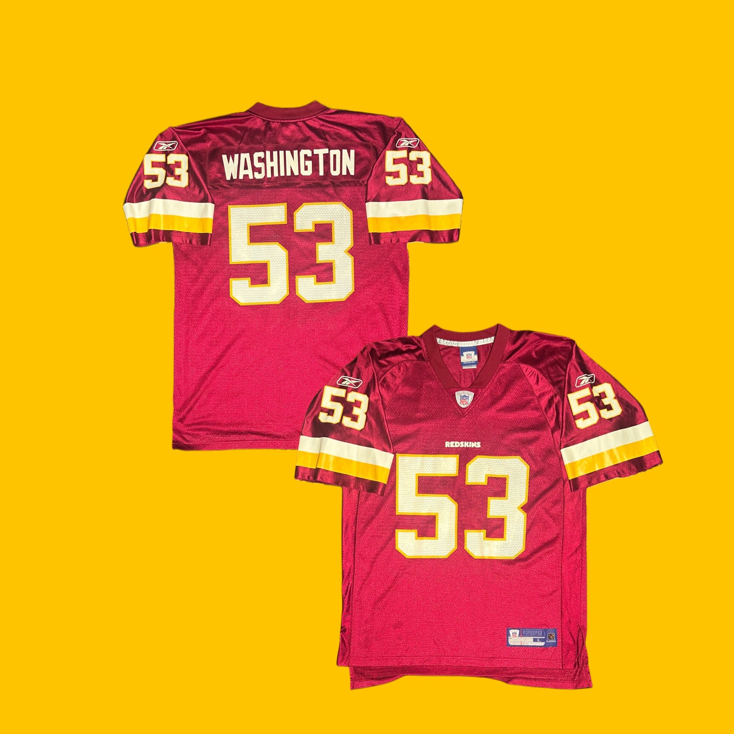 Washington Redskins Reebok Marcus Washington jersey