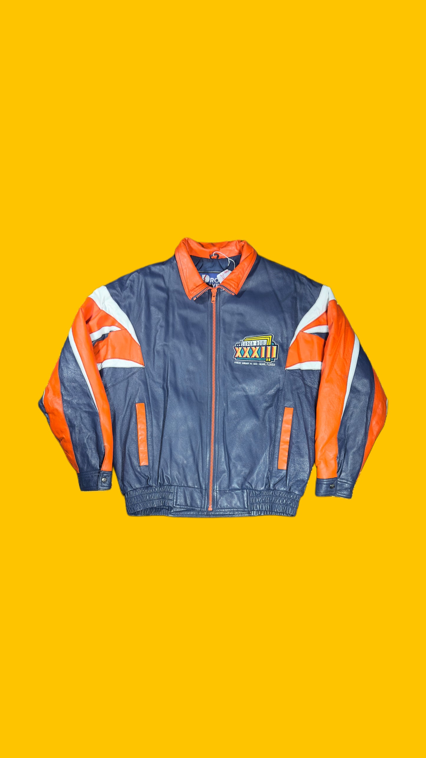 Super Bowl XXXIII Leather Jacket