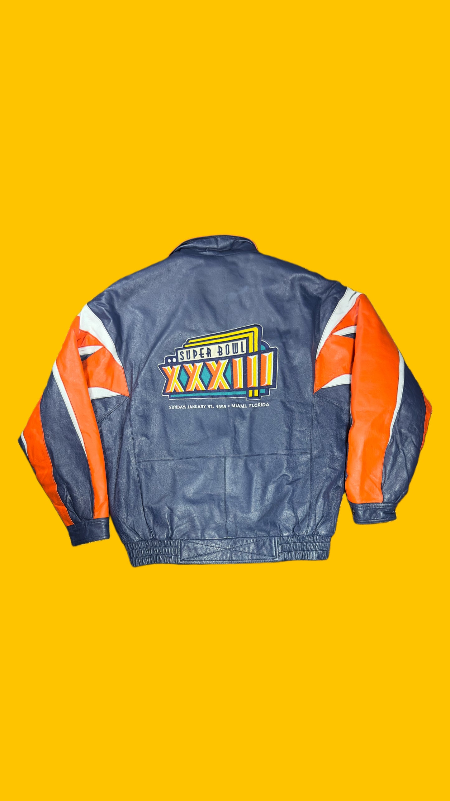 Super Bowl XXXIII Leather Jacket