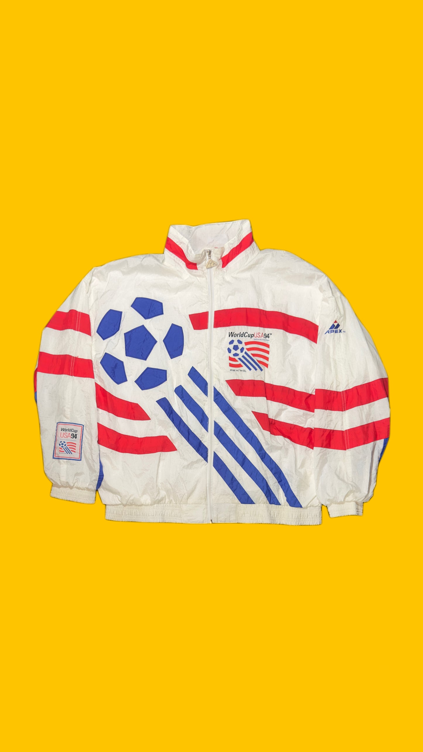 USA 94 World Cup Apex One All Over Print Windbreaker Vintage Jacket