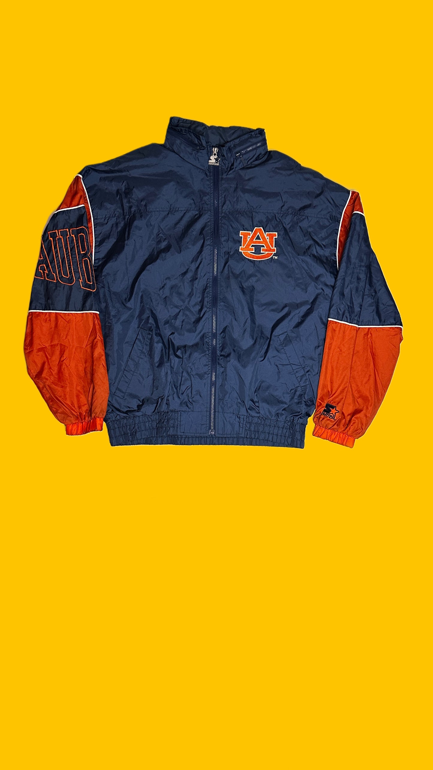 Vintage Auburn Tigers Starter Windbreaker