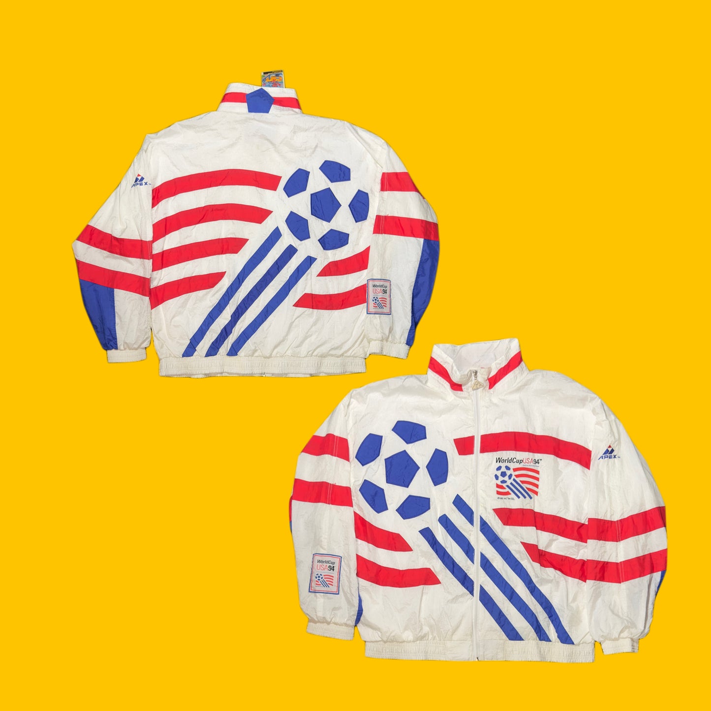 USA 94 World Cup Apex One All Over Print Windbreaker Vintage Jacket