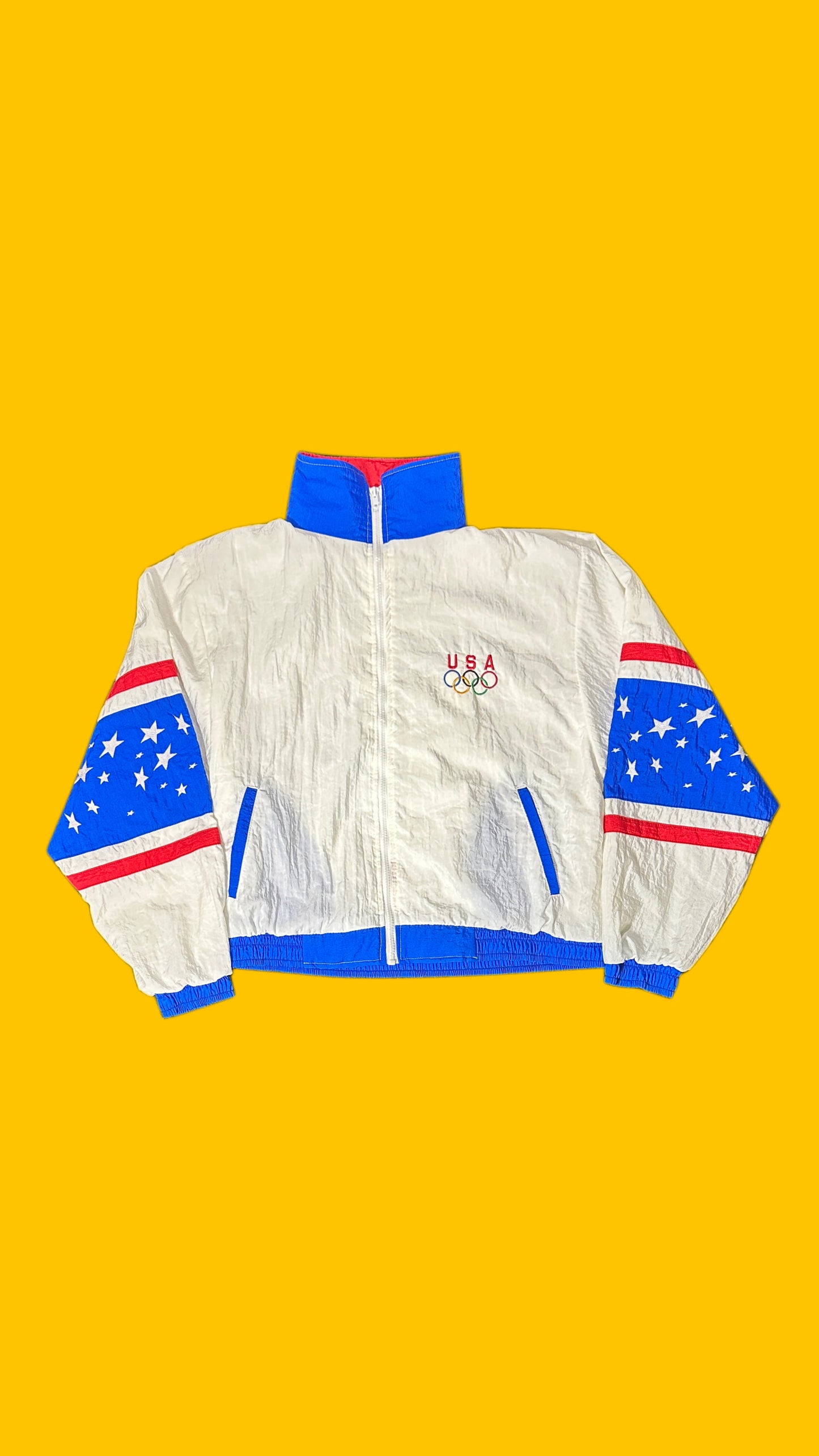 USA Olympics Champions In Life  Vintage Windbreaker Jacket