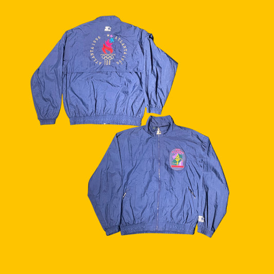 1996 Atlanta Olympics Starter Windbreaker Jacket Vintage