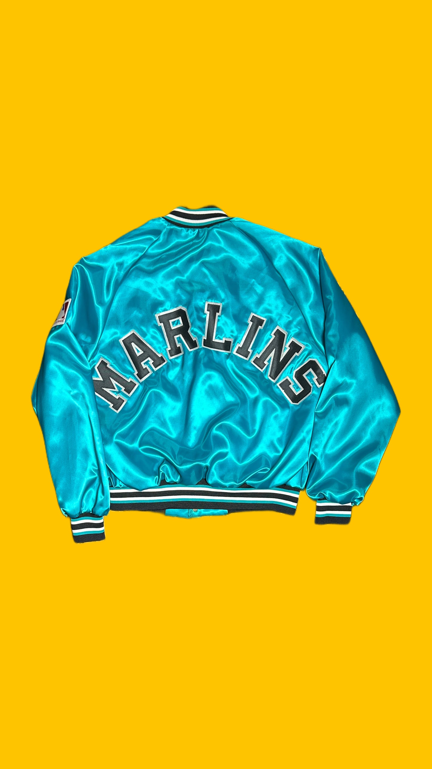 Florida Marlins Chalk Line Vintage Bomber