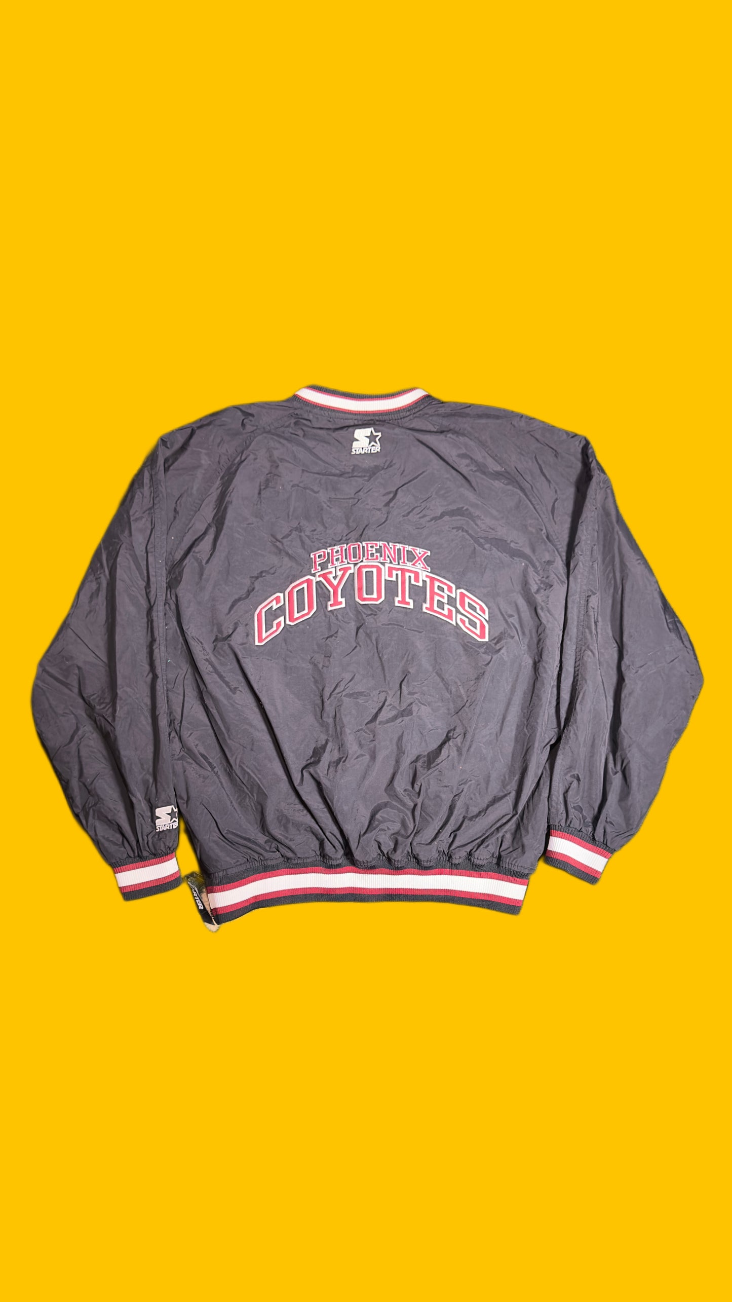 Phoenix Coyotes Starter Pullover Jacket Vintage 90s NHL