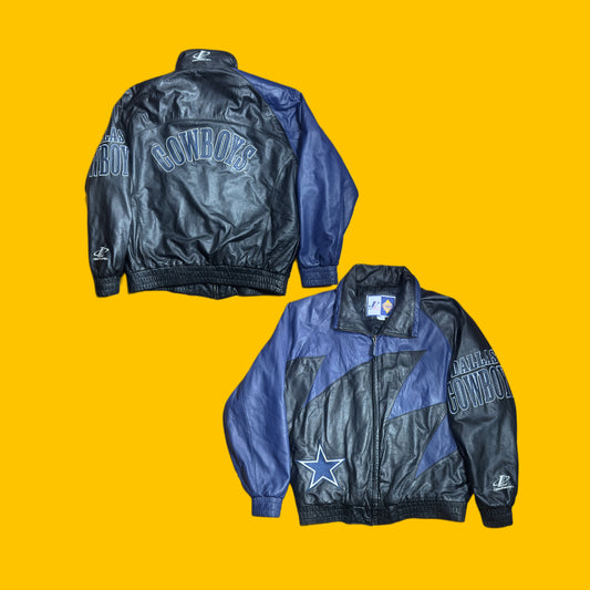 Dallas Cowboys SharkTooth Leather Logo 7 Jacket