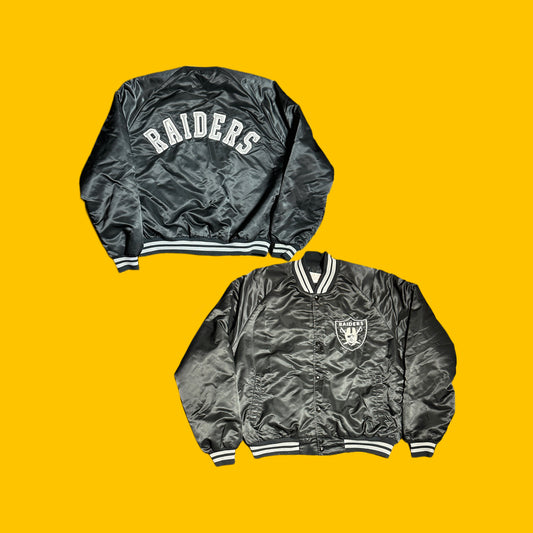 Oakland Raiders Locker Line Vintage Bomber Jacket