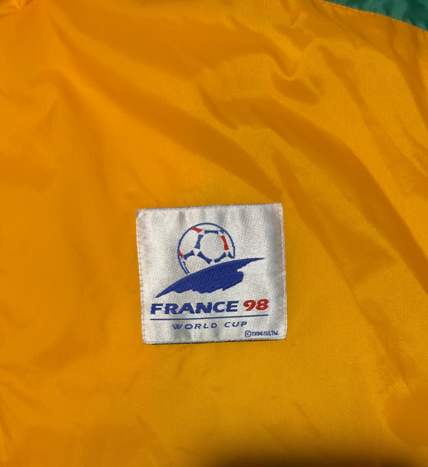 Brazil France 98 Adidas World Cup Windbreaker Vintage 90s