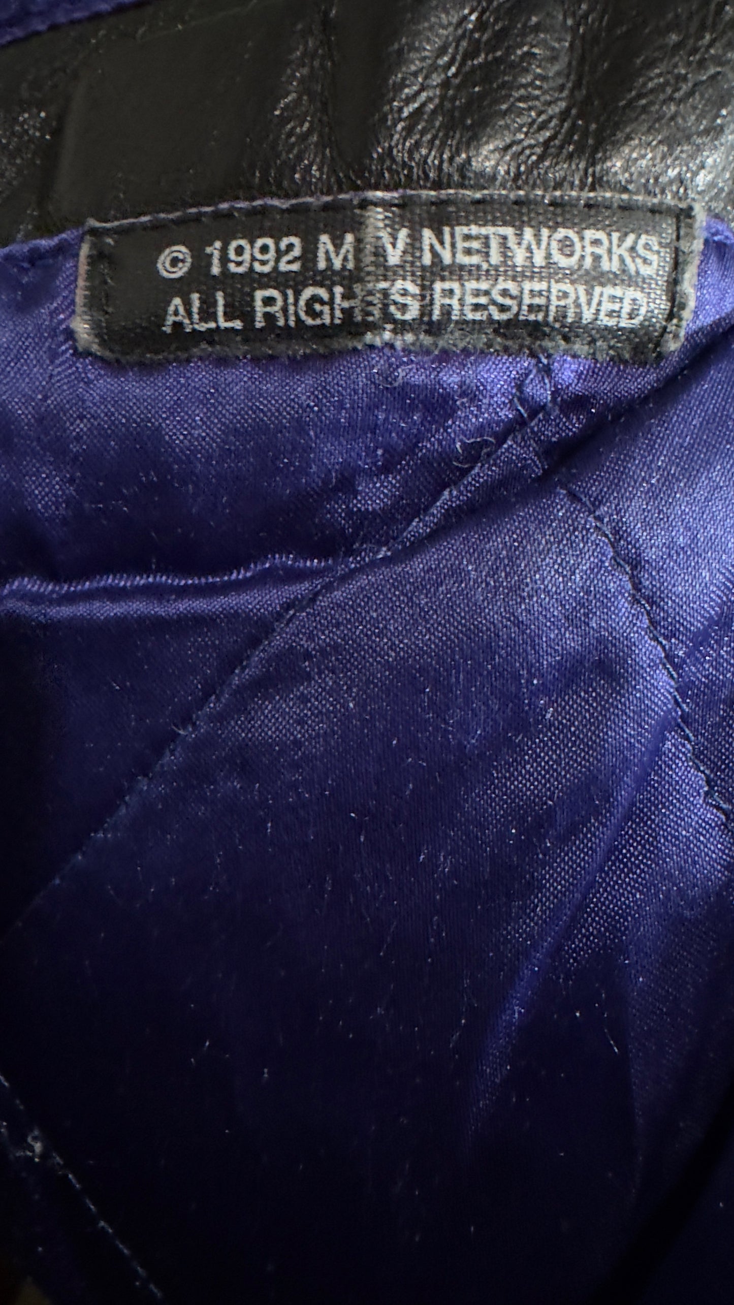 MTV Vintage 1992 Leather Jacket